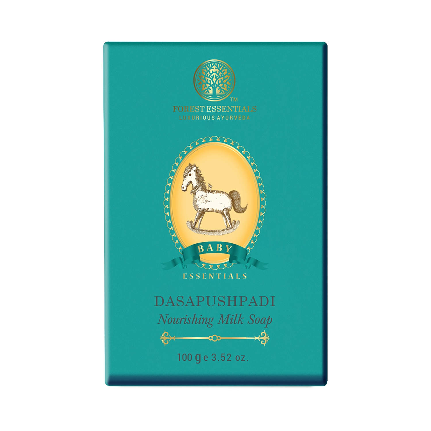 Forest Essentials Dasapushpadi Nourishing Baby Milk Soap (100g)