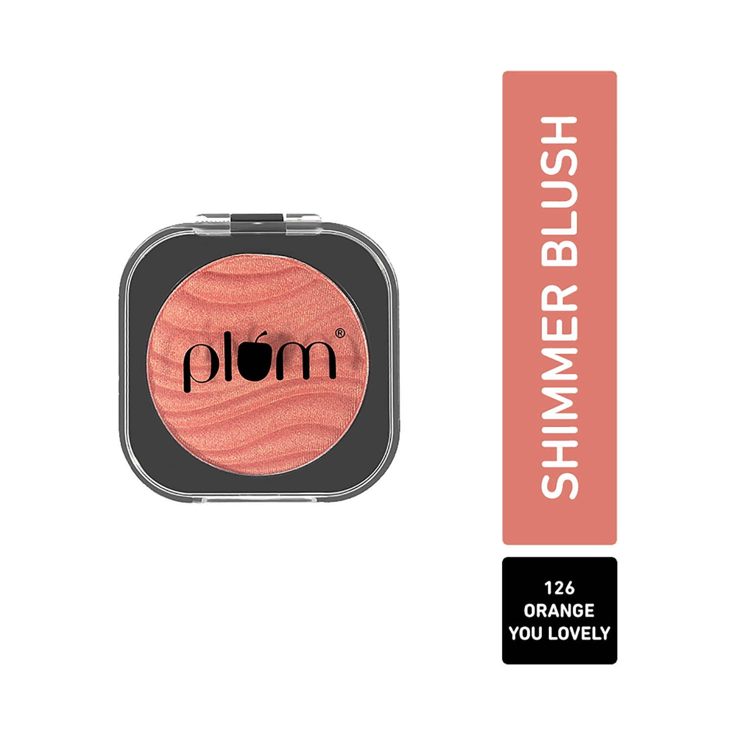 Plum | Plum Cheek-A-Boo Shimmer Blush with Highly Pigmented - 126 Orange You Lovely (4.5g)