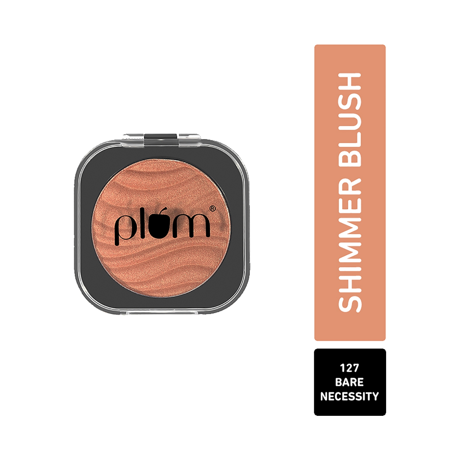 Plum | Plum Cheek-A-Boo Shimmer Blush with Highly Pigmented - 127 Bare Necessity (4.5g)
