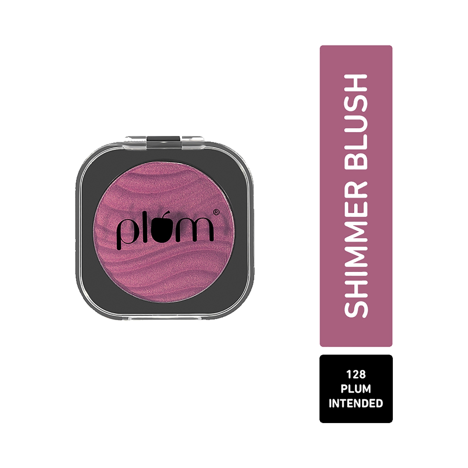 Plum | Plum Cheek-A-Boo Shimmer Blush with Highly Pigmented - 128 Plum Intended (4.5g)