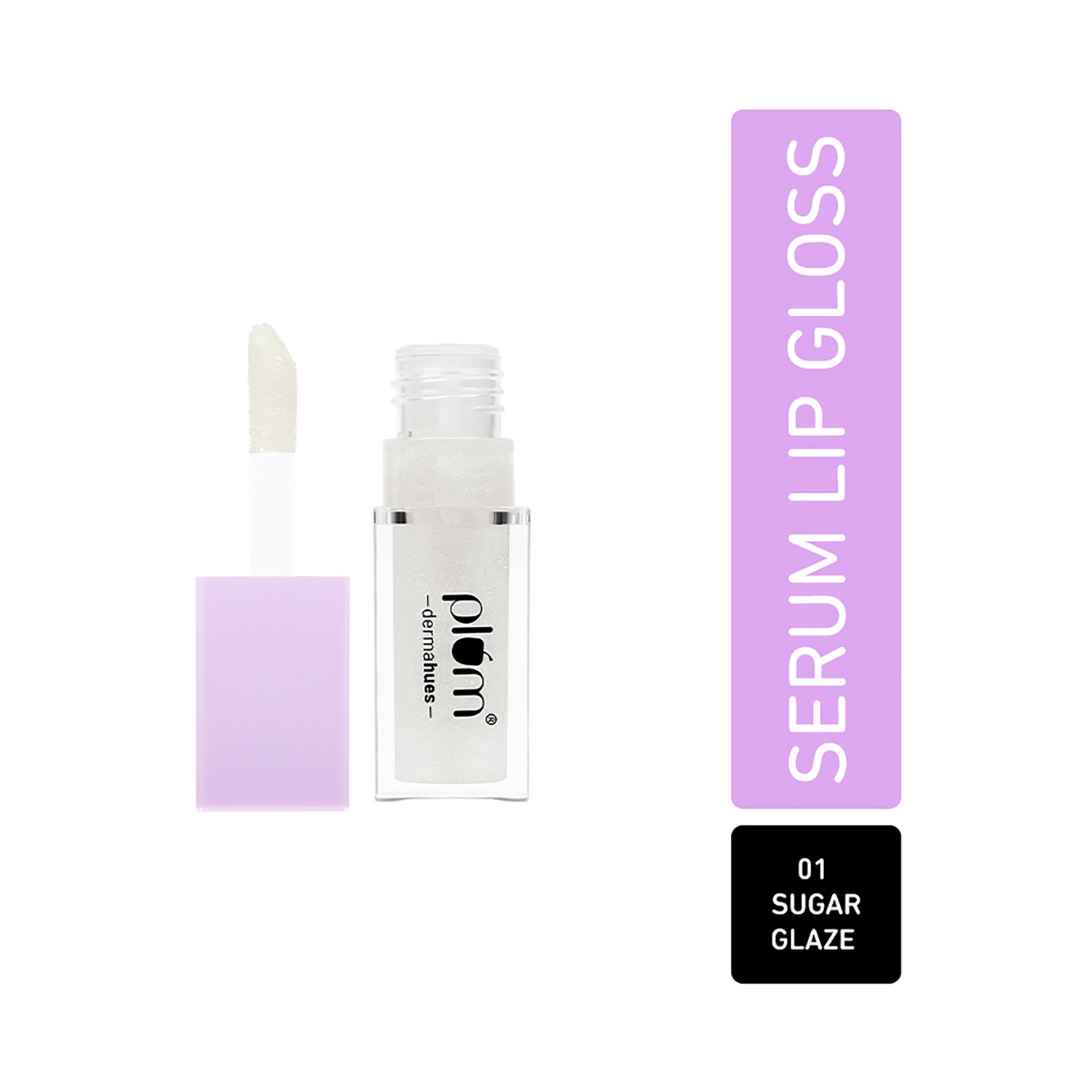 Plum | Plum Keep It Glossy Serum Lip Gloss with Hyaluronic Acid - 01 Sugar Glaze (6.5ml)