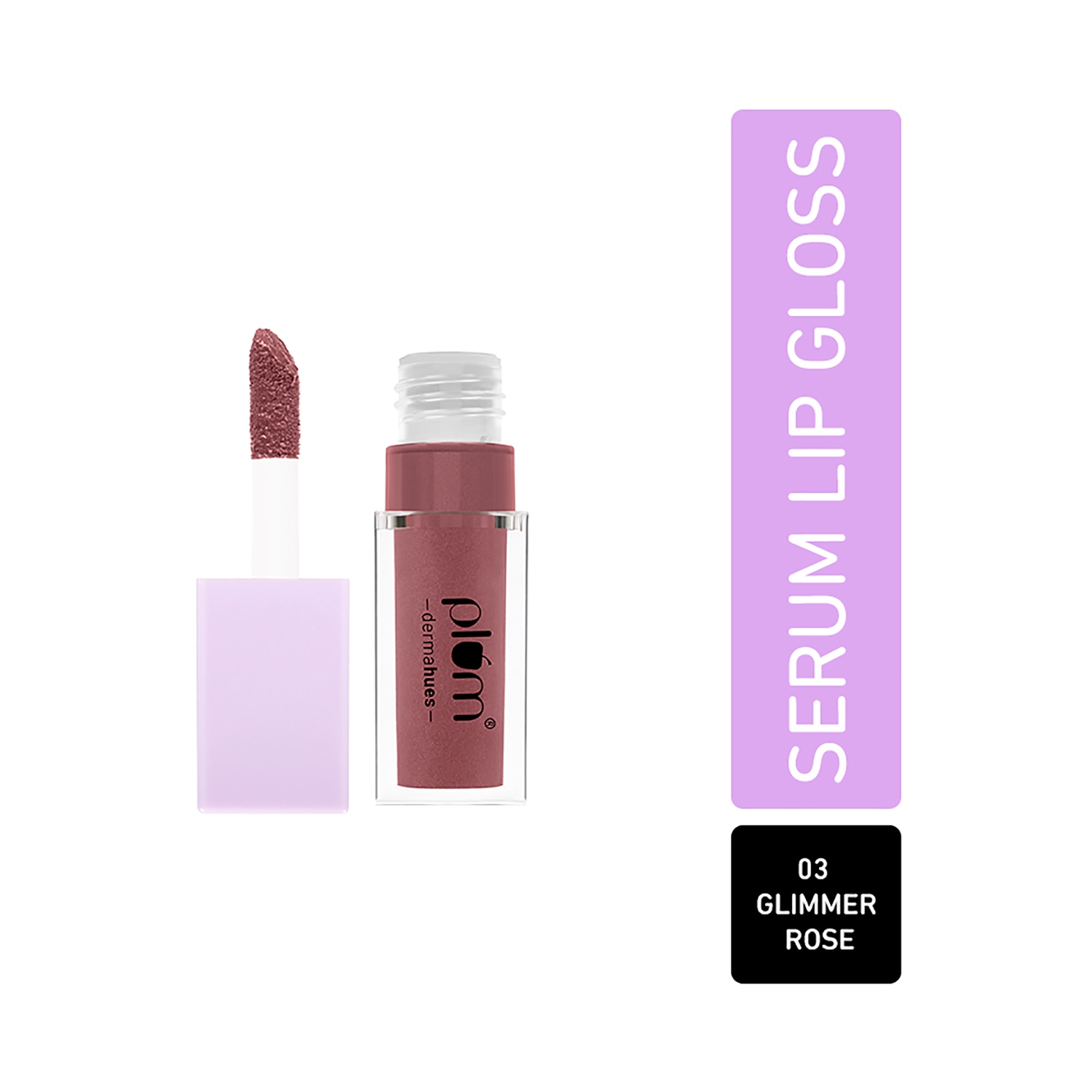 Plum | Plum Keep It Glossy Serum Lip Gloss with Hyaluronic Acid - 03 Glimmer Rose (6.5ml)