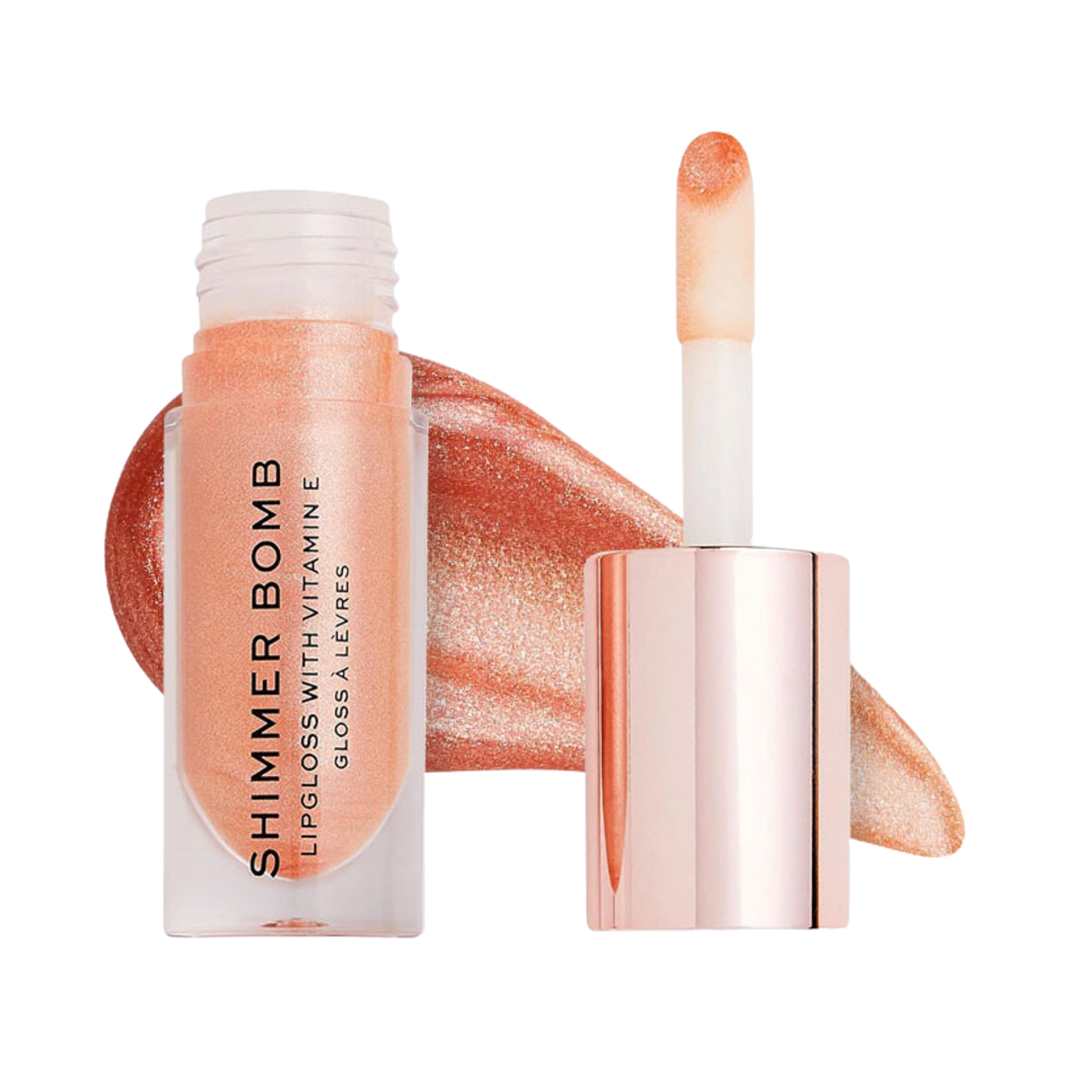 Makeup Revolution | Makeup Revolution Shimmer Bomb Lip Gloss - Gloss Starlight (4.5ml)