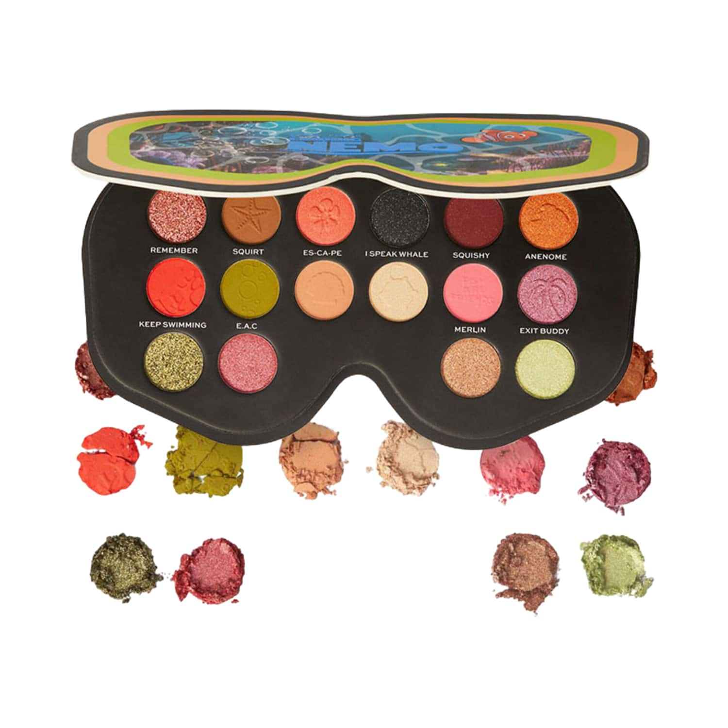 Makeup Revolution Disney Pixar's Finding Nemo And Revolution P. Sherman Shadow Palette - Multi-Color (12.9g)