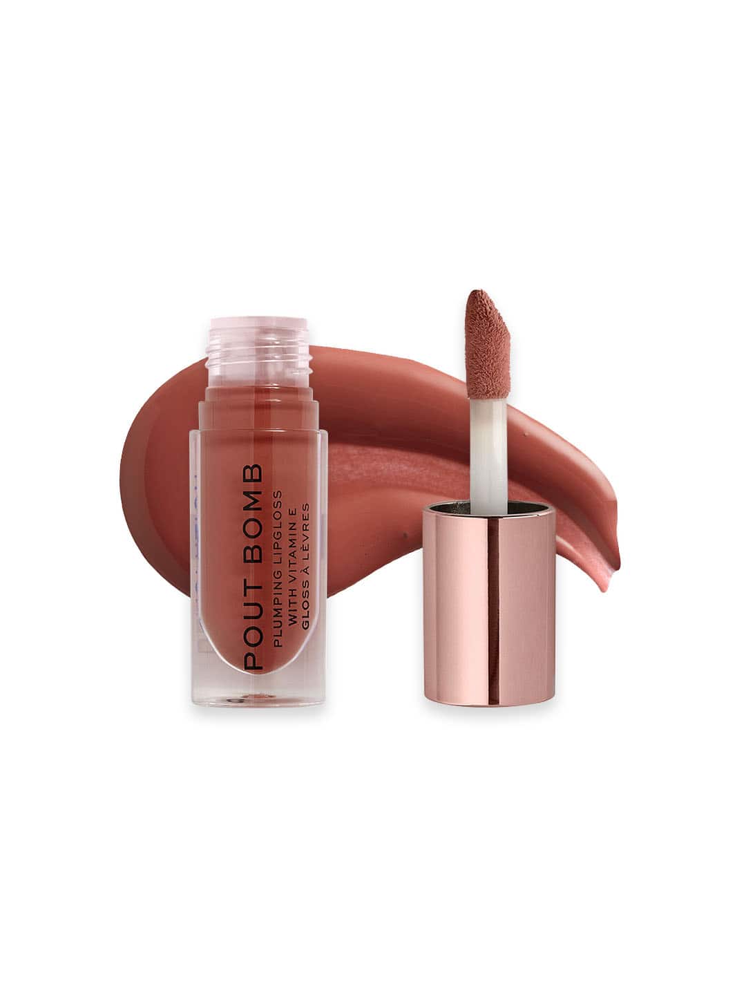 Makeup Revolution | Makeup Revolution Pout Bomb Plumping Lip Gloss - Cookie (4.6ml)