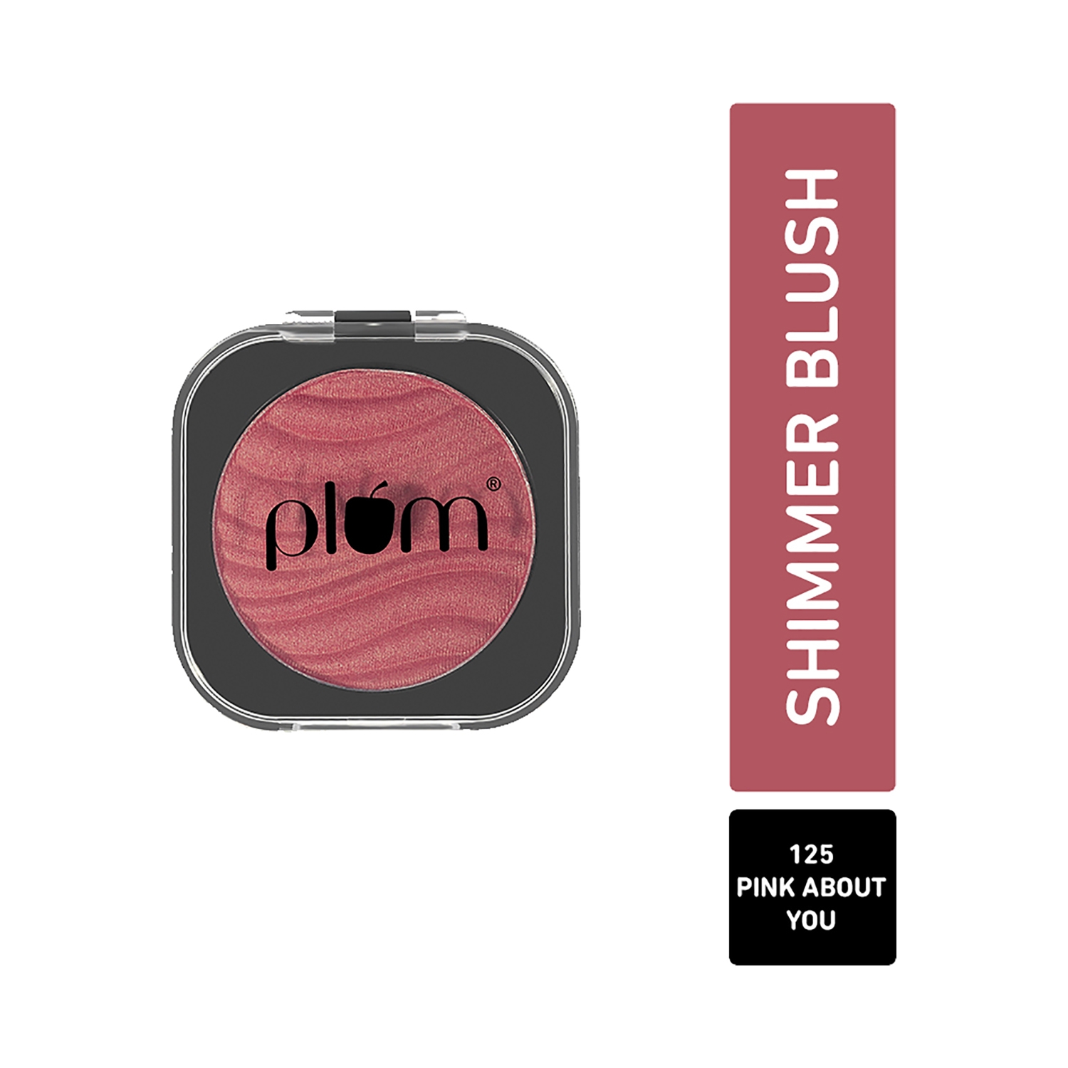 Plum | Plum Cheek-A-Boo Shimmer Blush with Highly Pigmented - 125 Pink About You (4.5g)