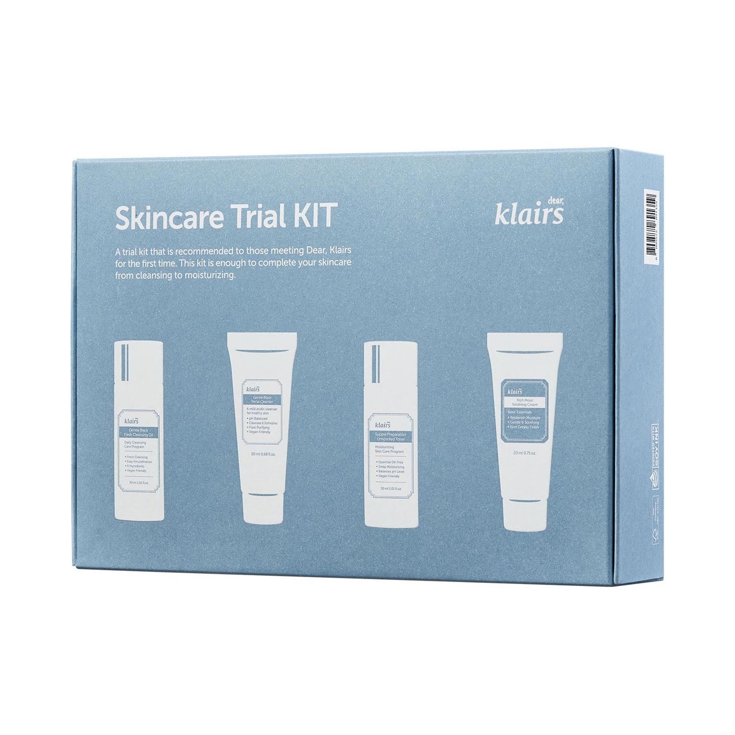 Klairs | Klairs Skin Care Trial Kit (4Pcs)