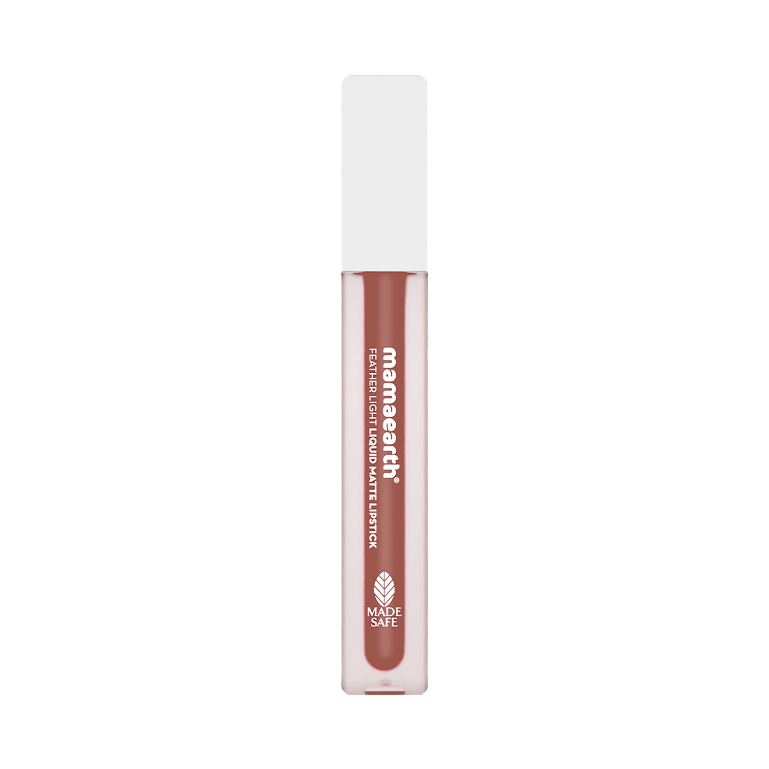 Mamaearth | Mamaearth Feather Light Liquid Matte Lipstick With Coconut & Vitamin E - 02 Nude Punch (3.5ml)