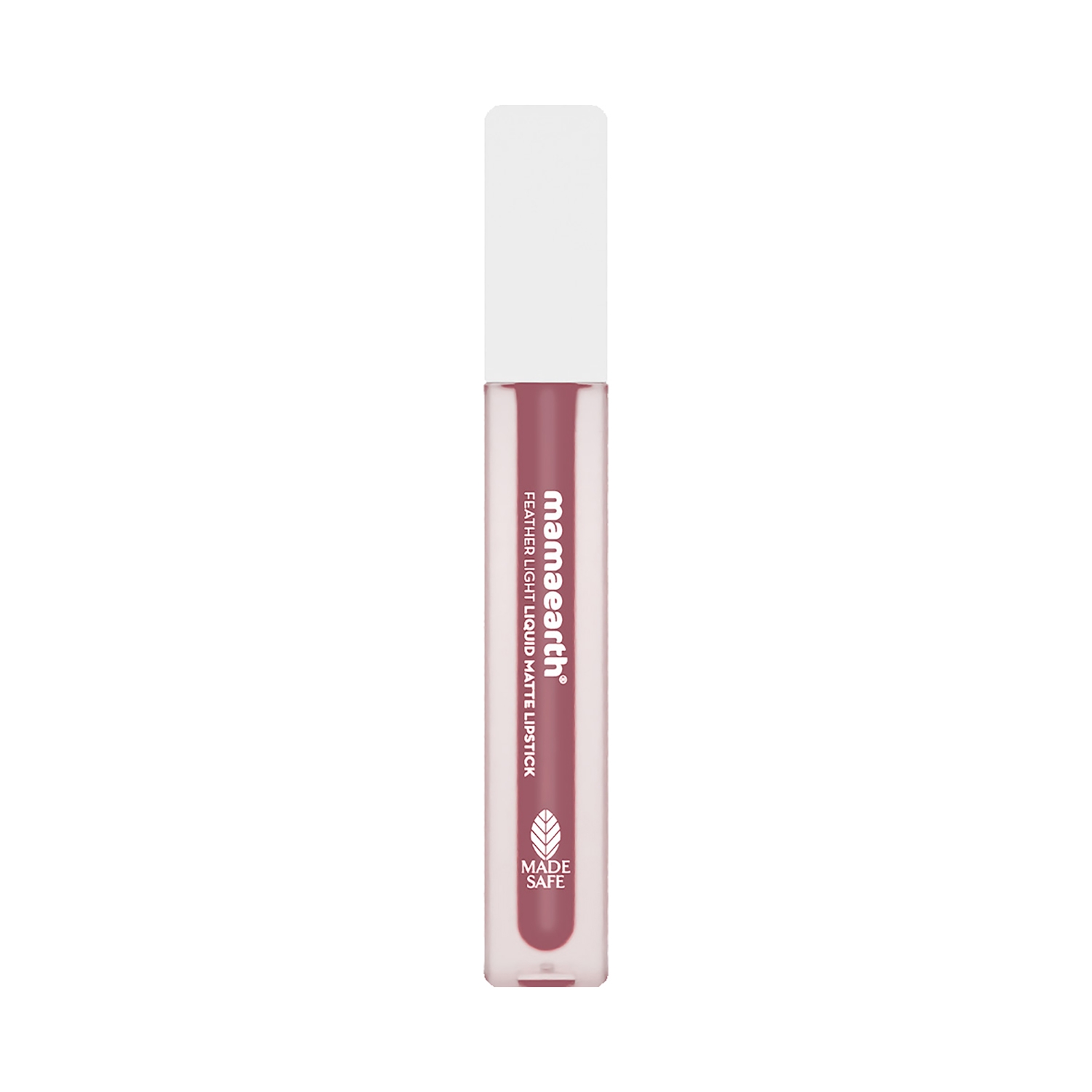 Mamaearth | Mamaearth Feather Light Liquid Matte Lipstick With Coconut & Vitamin E - 04 Nude Rose (3.5ml)