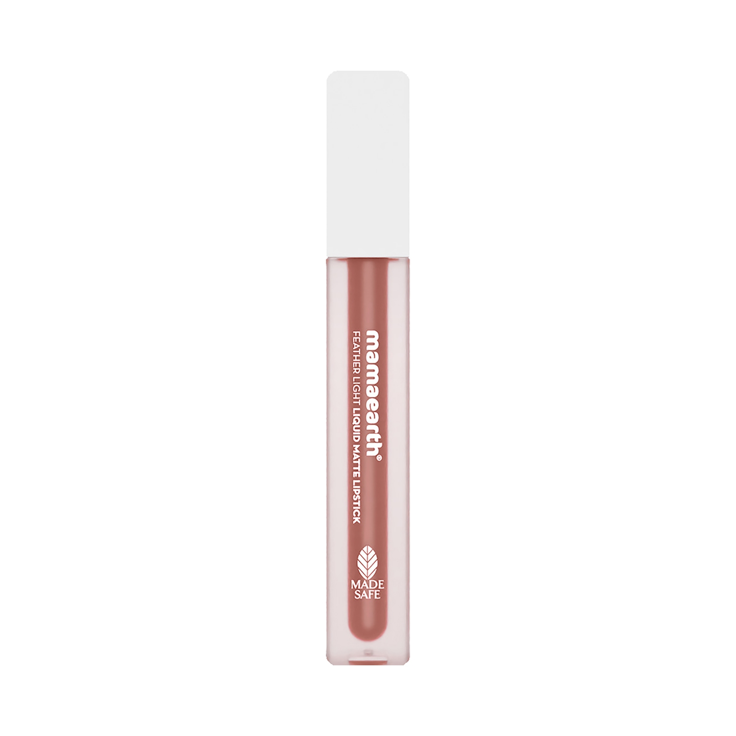 Mamaearth | Mamaearth Feather Light Liquid Matte Lipstick With Coconut & Vitamin E - 05 Nude Brown (3.5ml)