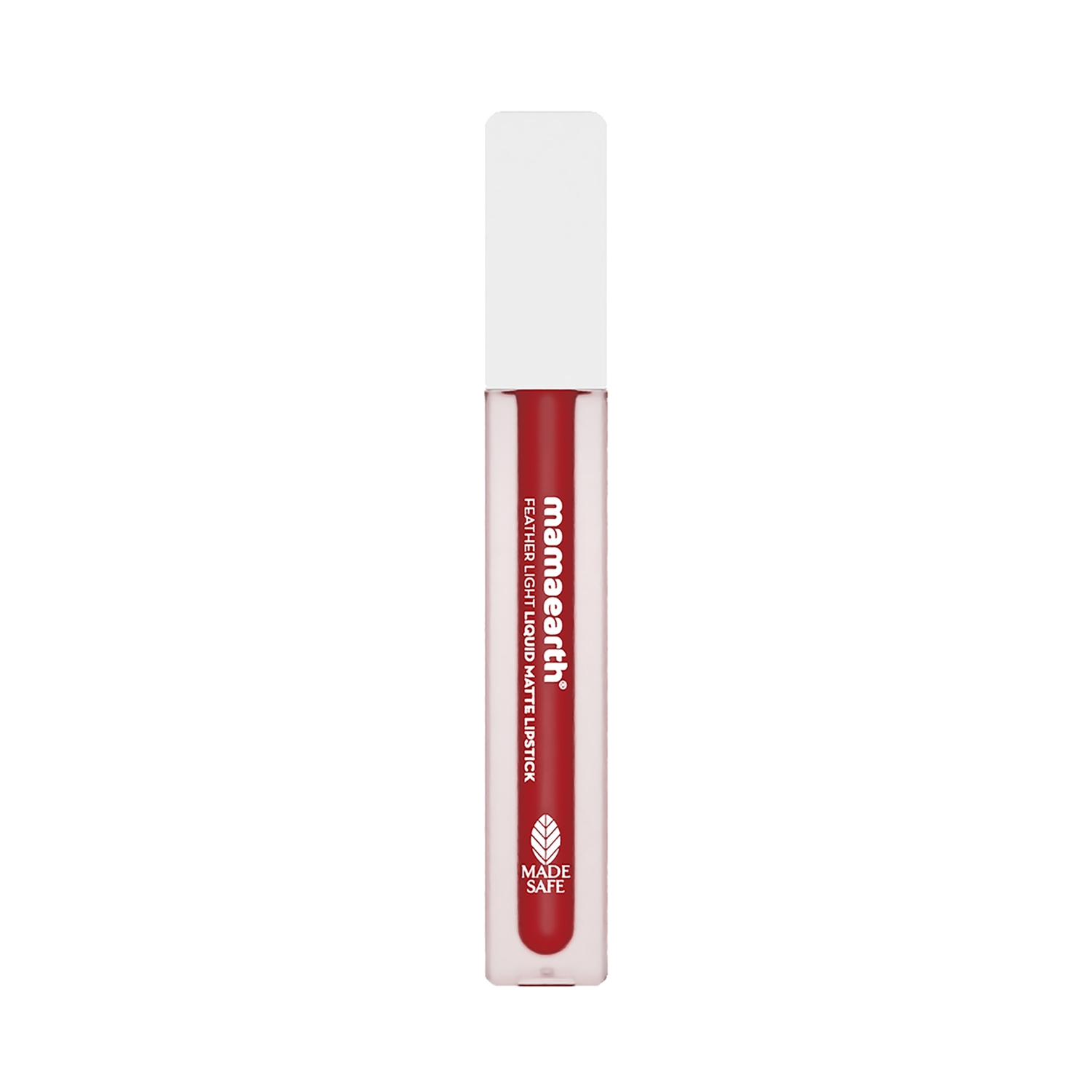 Mamaearth | Mamaearth Feather Light Liquid Matte Lipstick With Coconut & Vitamin E - 06 Red Velvet (3.5ml)