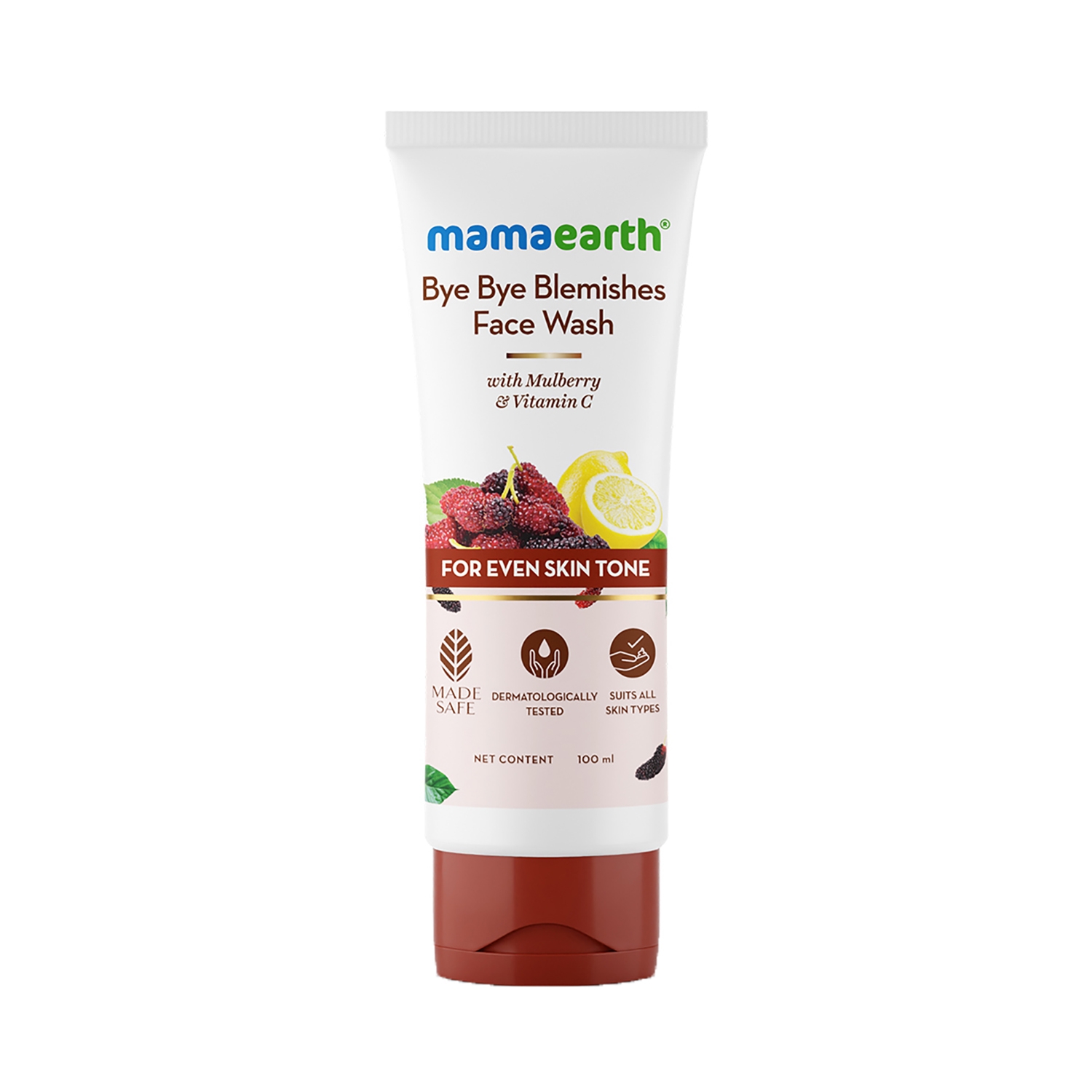 Mamaearth | Mamaearth Bye Bye Blemishes Face Wash With Mulberry And Vitamin C (100ml)
