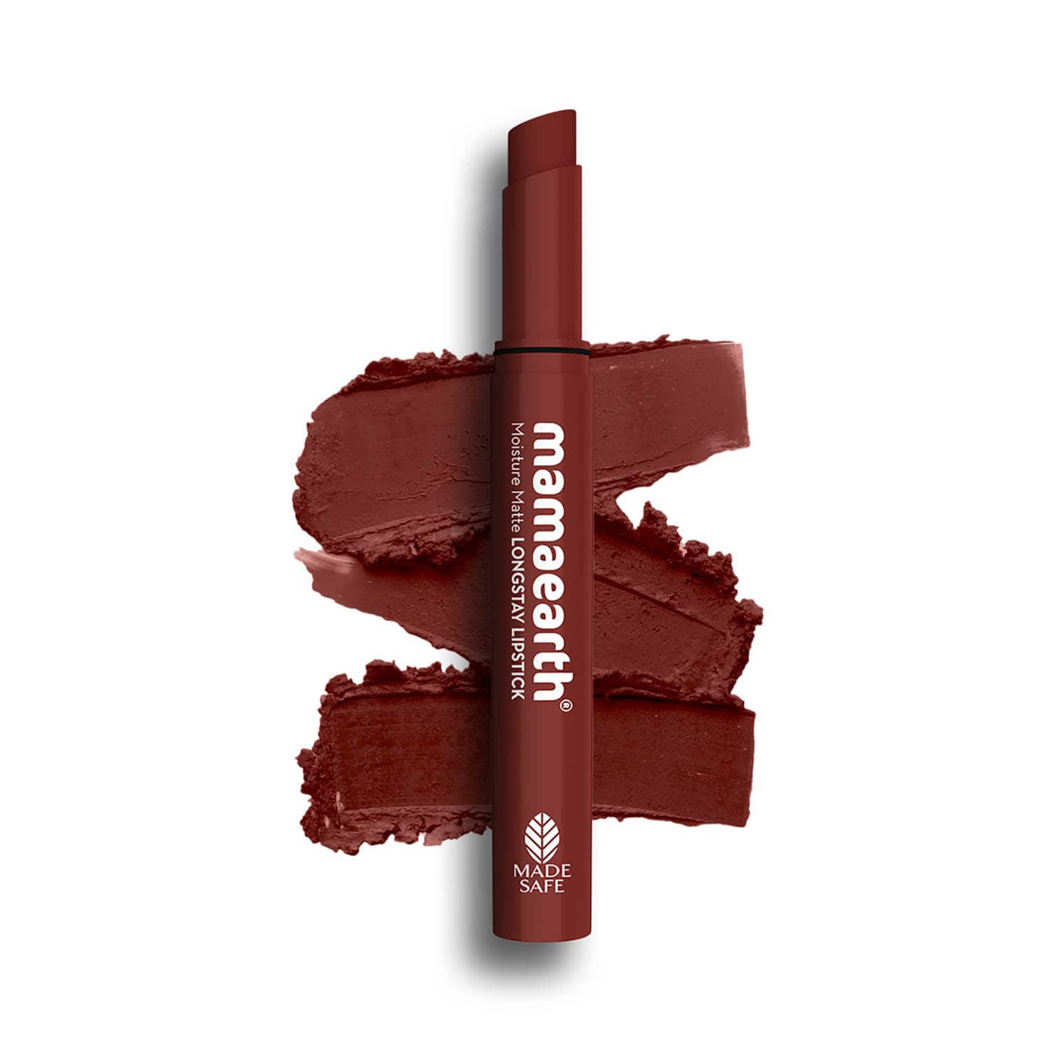Mamaearth | Mamaearth Moisture Matte Longstay Lipstick With Avocado Oil & Vitamin E - 16 Hazelnut Brown (2g)
