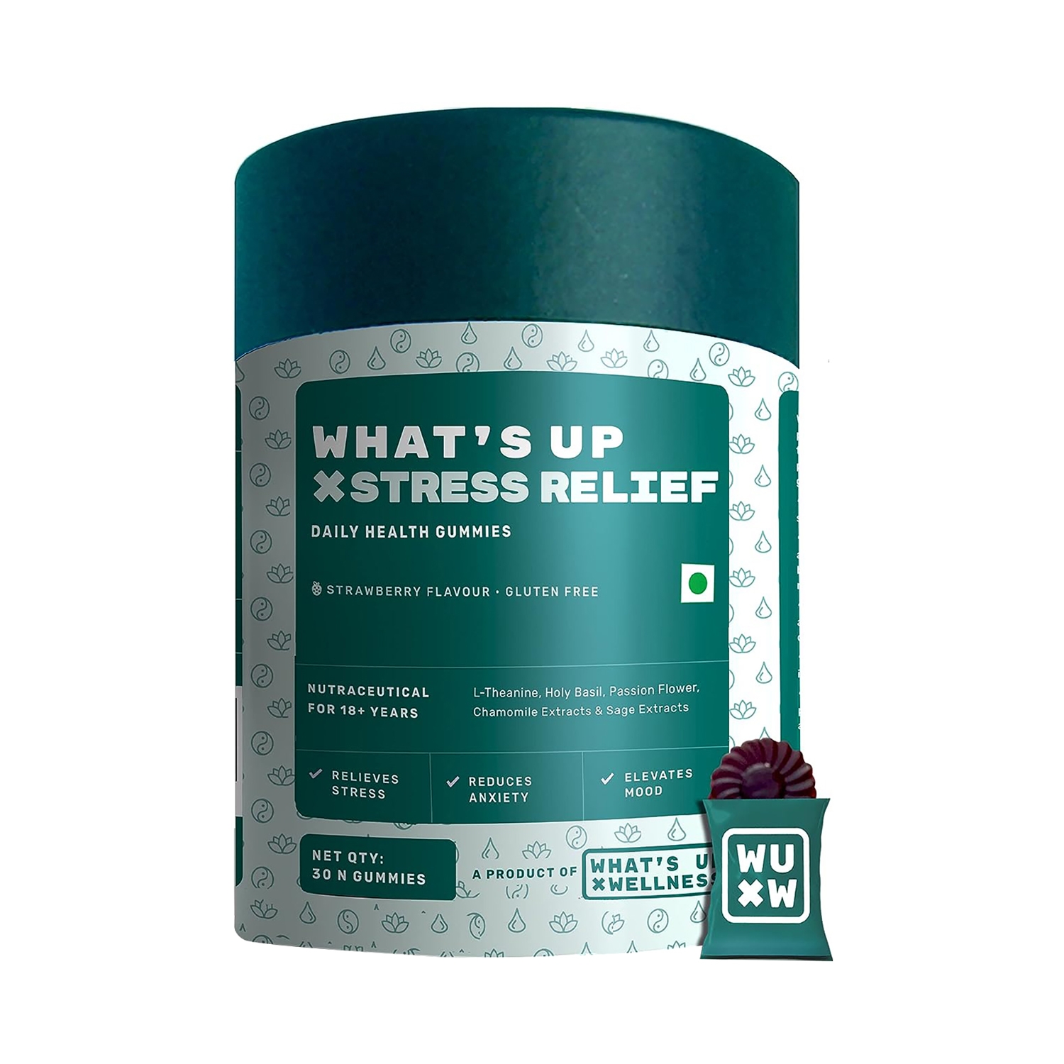 What's Up Wellness | What's Up Wellness Stress Relief Gummies (30pcs)