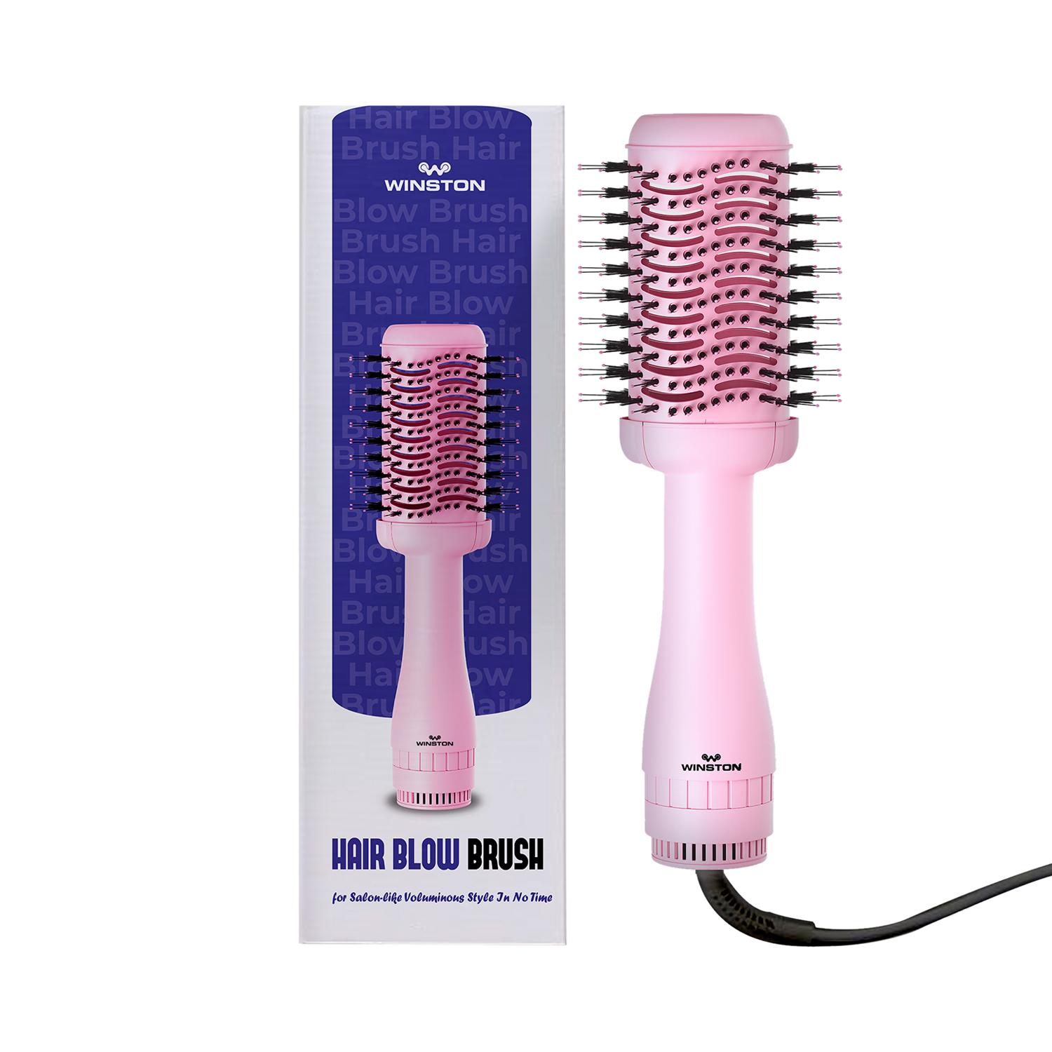 WINSTON | WINSTON Blow Drying Brush With Adjustable Temperature Setting 1200W - Pink (1Pc)