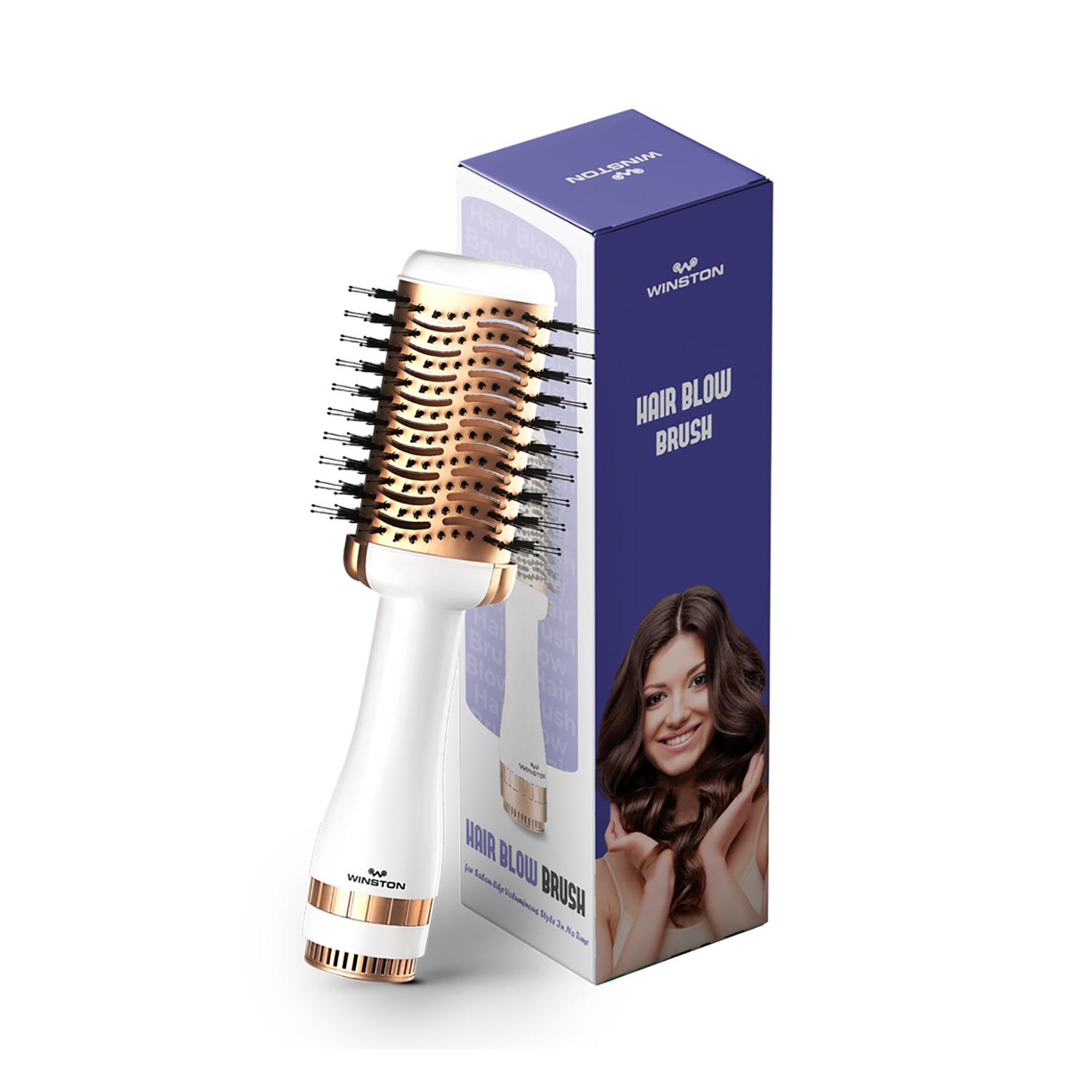 WINSTON | WINSTON Blow Drying Brush With Adjustable Temperature Setting 1200W - White (1Pc)