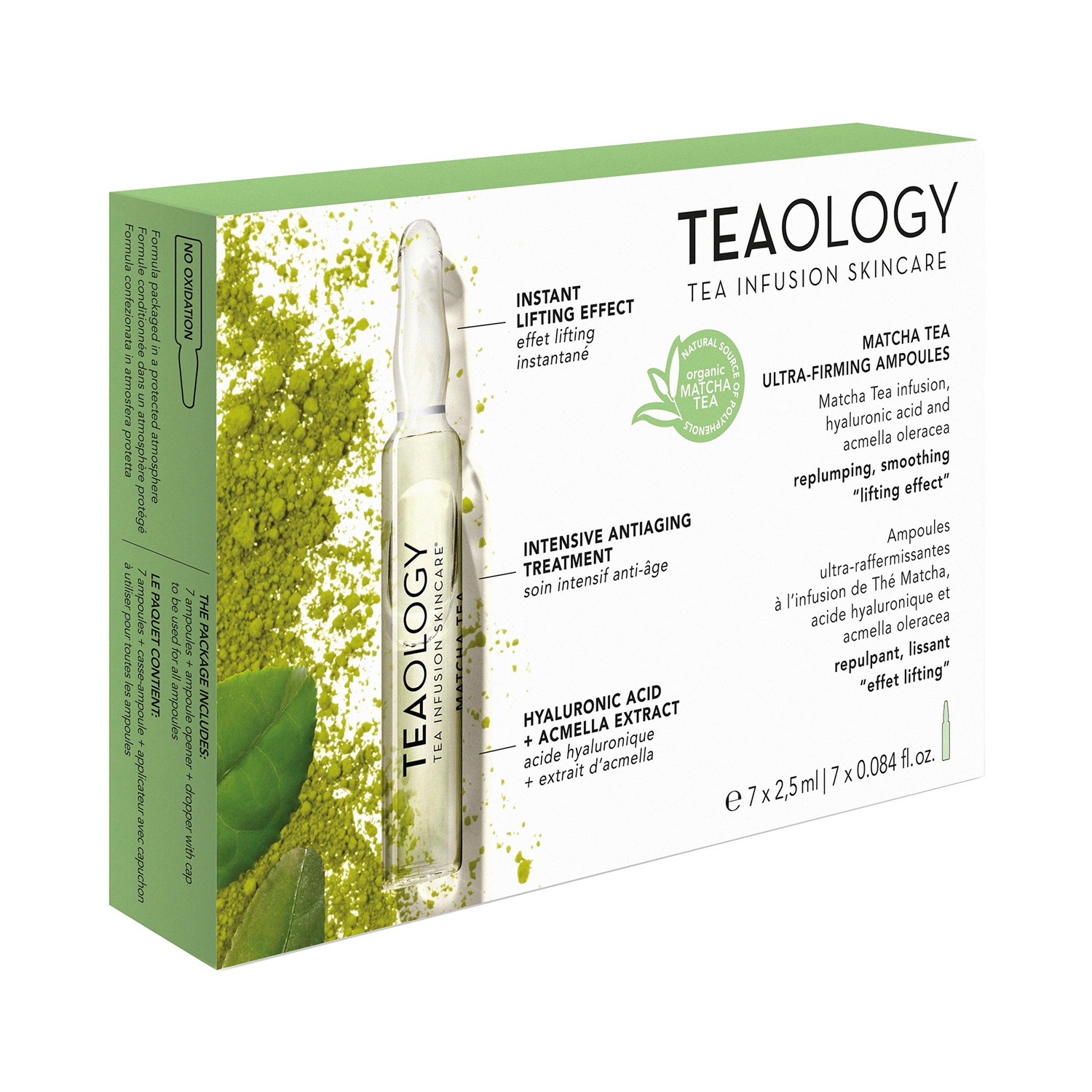 Teaology | Teaology Matcha Tea Ultra-Firming Ampoules - (7 Pcs)