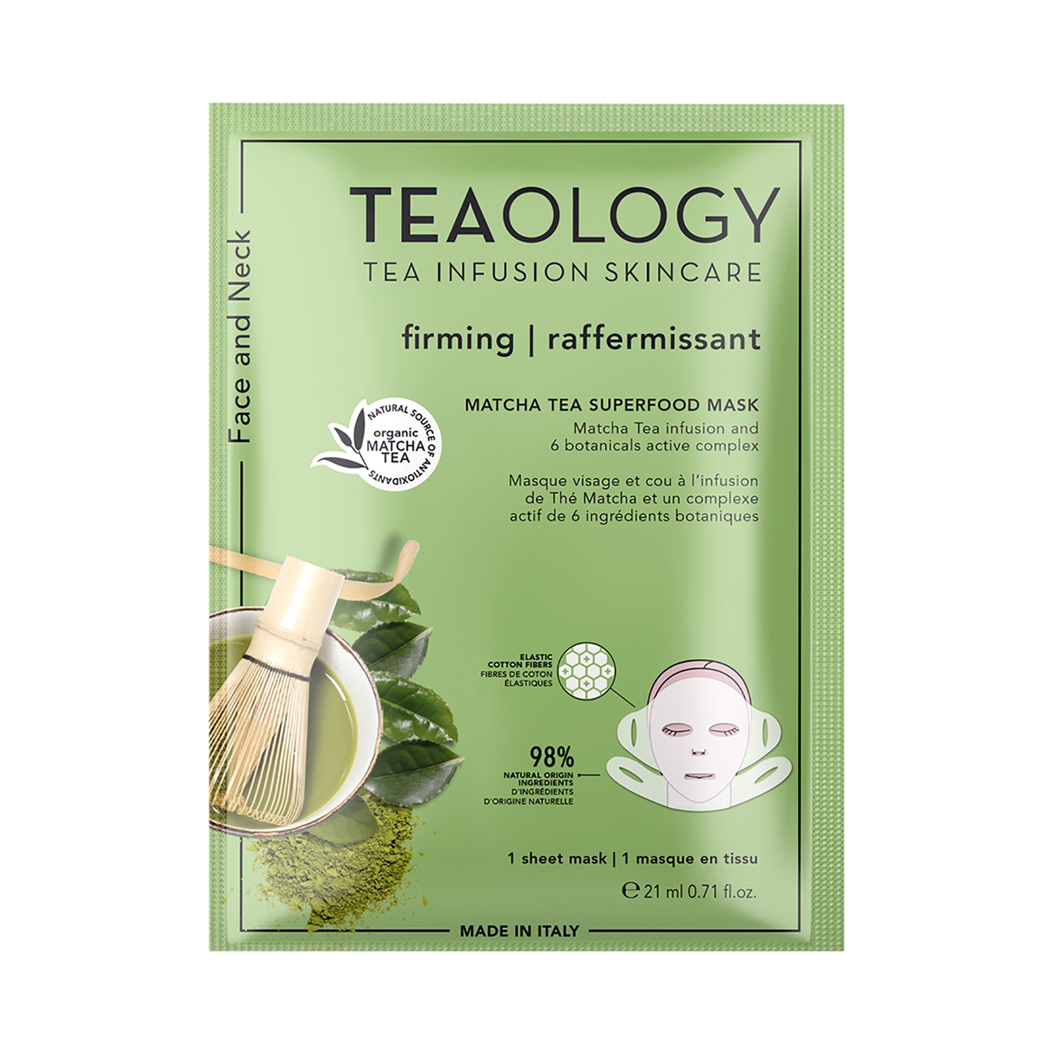 Teaology | Teaology Matcha Tea Superfood Firming Mask (21ml)