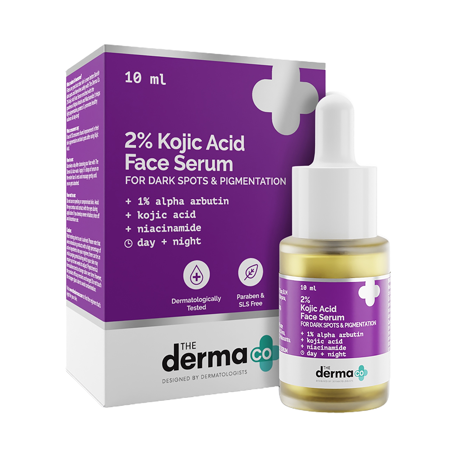 The Derma Co. 2% Kojic Acid Face Serum With 1% Alpha Arbutin & Niacinamide (10ml)