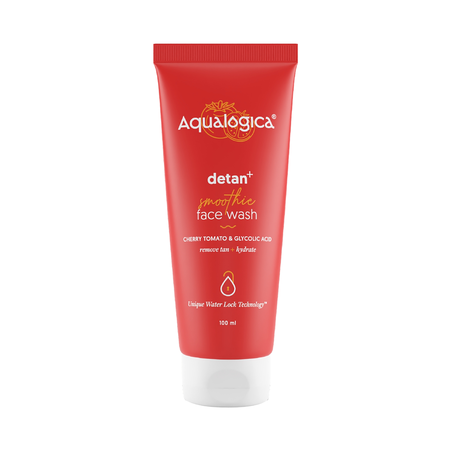 Aqualogica | Aqualogica Detan+ Smoothie Face Wash With Cherry Tomato & Glycolic Acid (100ml)