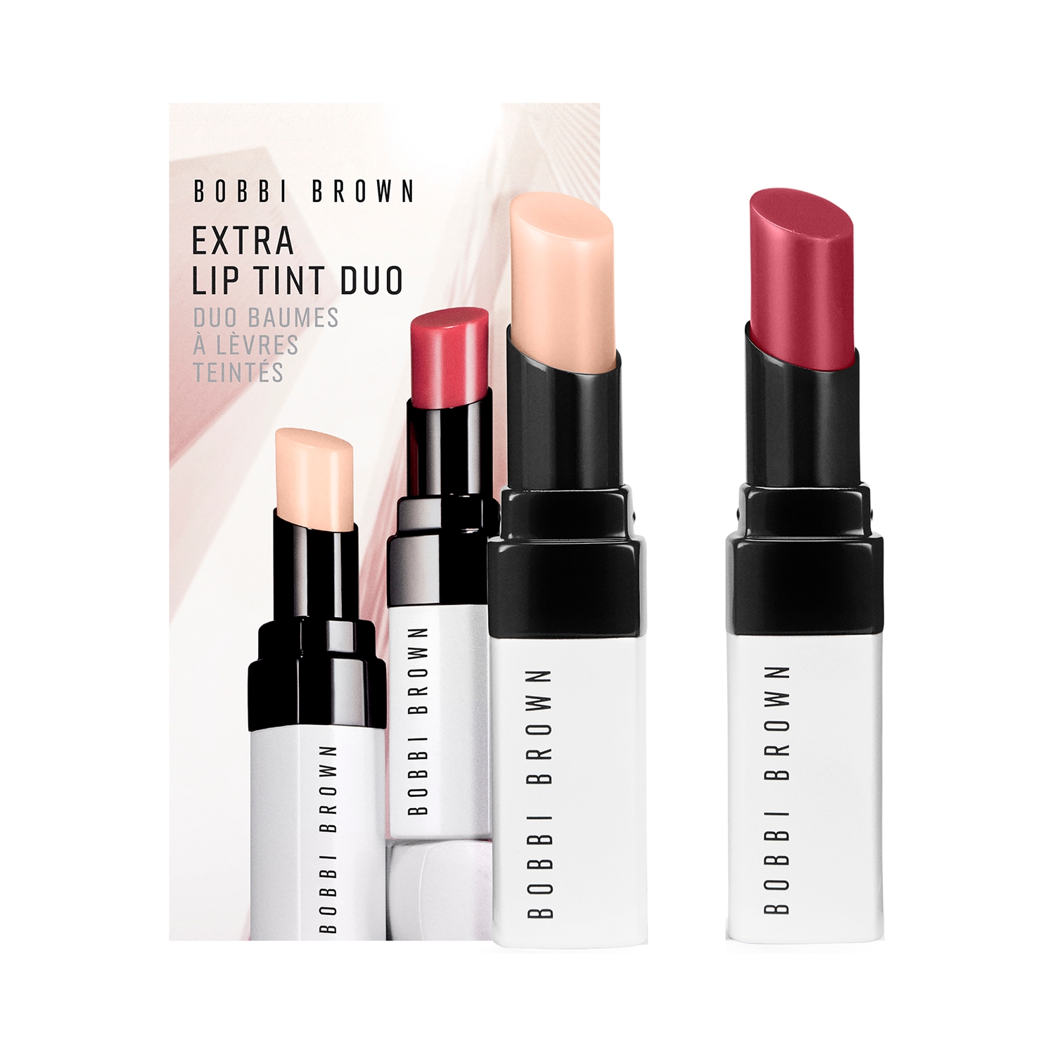 Bobbi Brown | Bobbi Brown Extra Lip Tint Duo - Bare Pink, Bare Raspberry (2 Pcs)