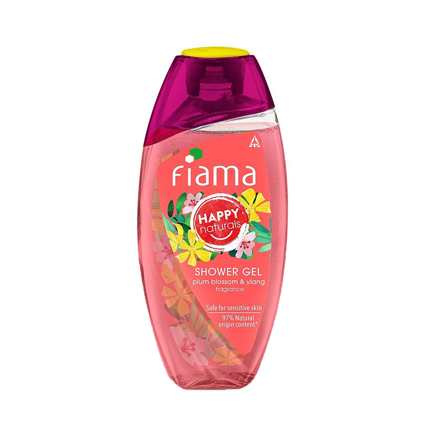 Fiama Happy Naturals Plum Blossom And Ylang Shower Gel (250ml)