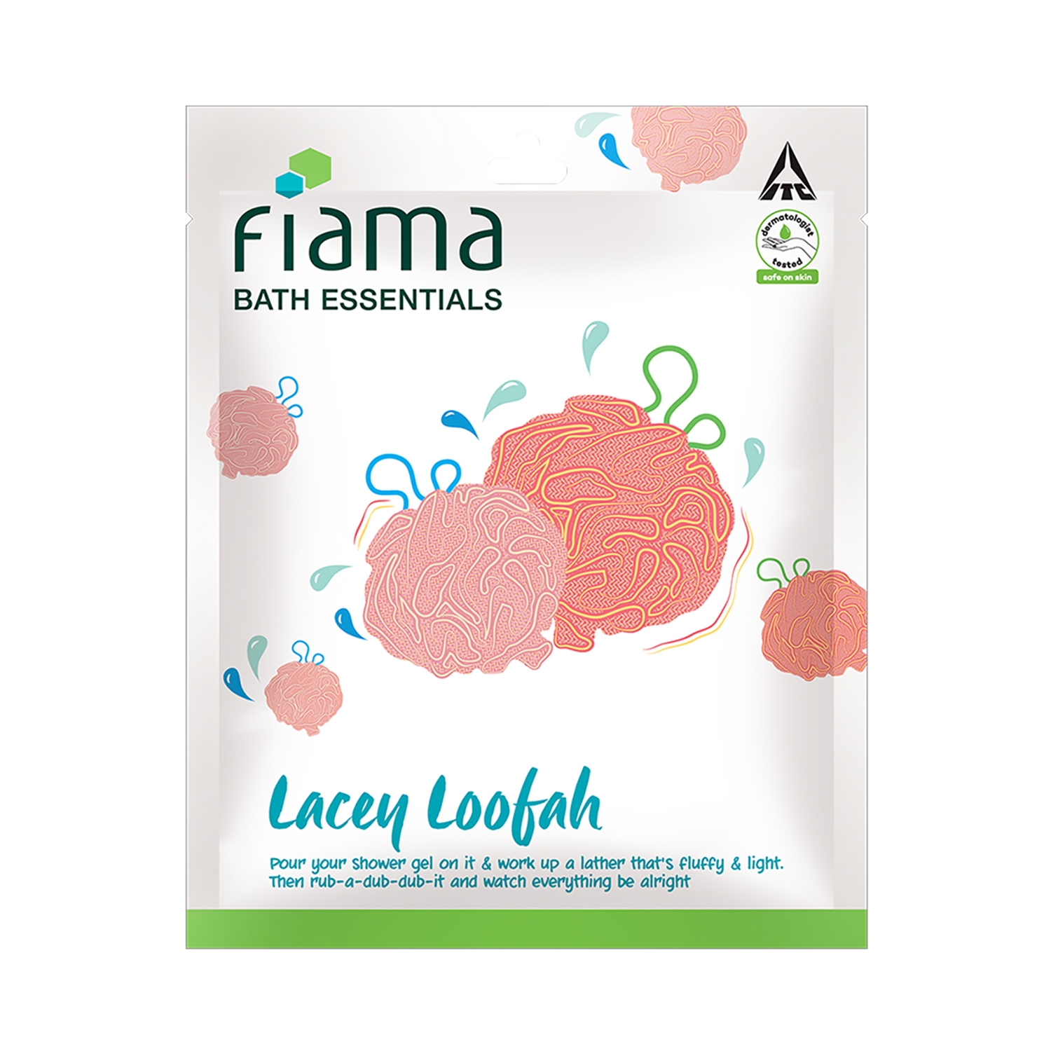 Fiama | Fiama Bath Essential Lacey Loofah - Gold