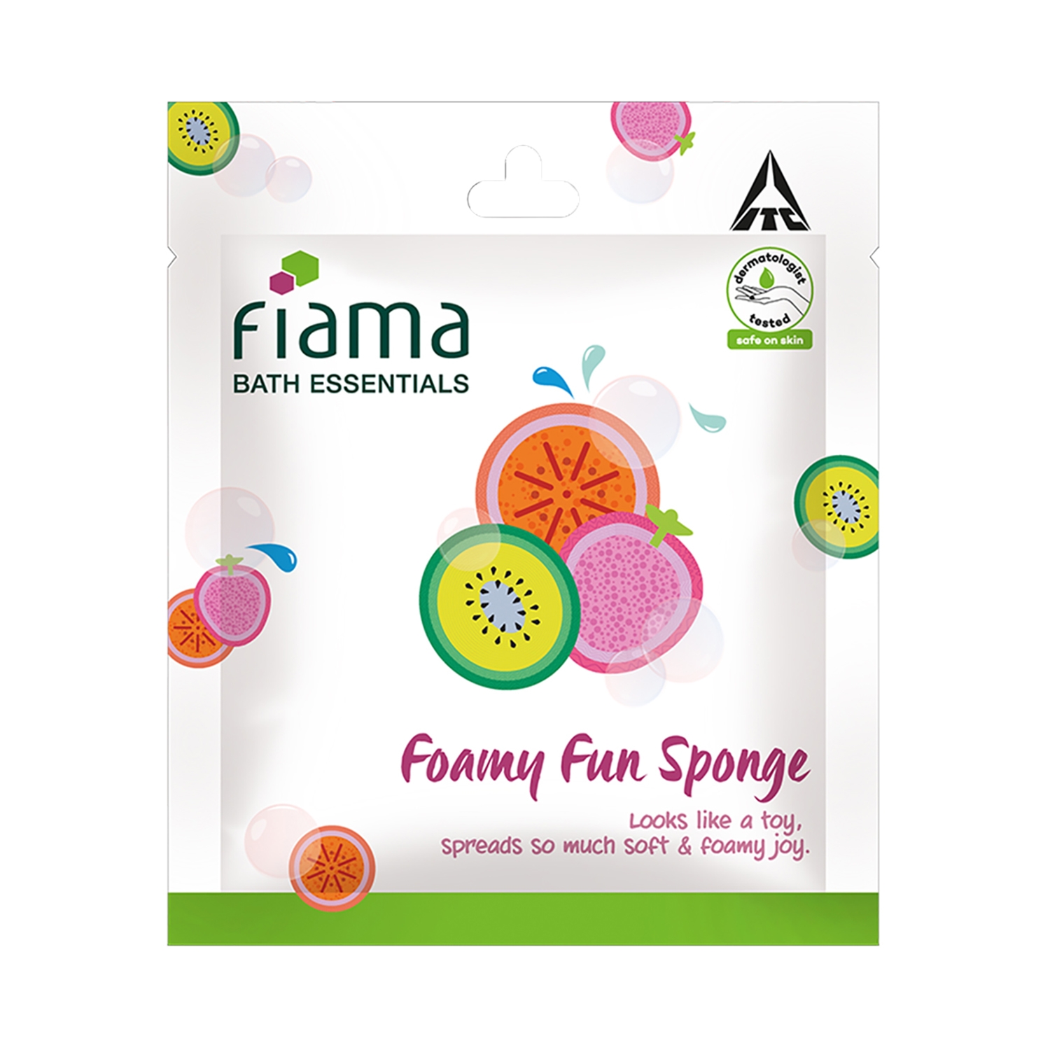 Fiama | Fiama Bath Essential Foamy Fun Sponge - Multi-Color