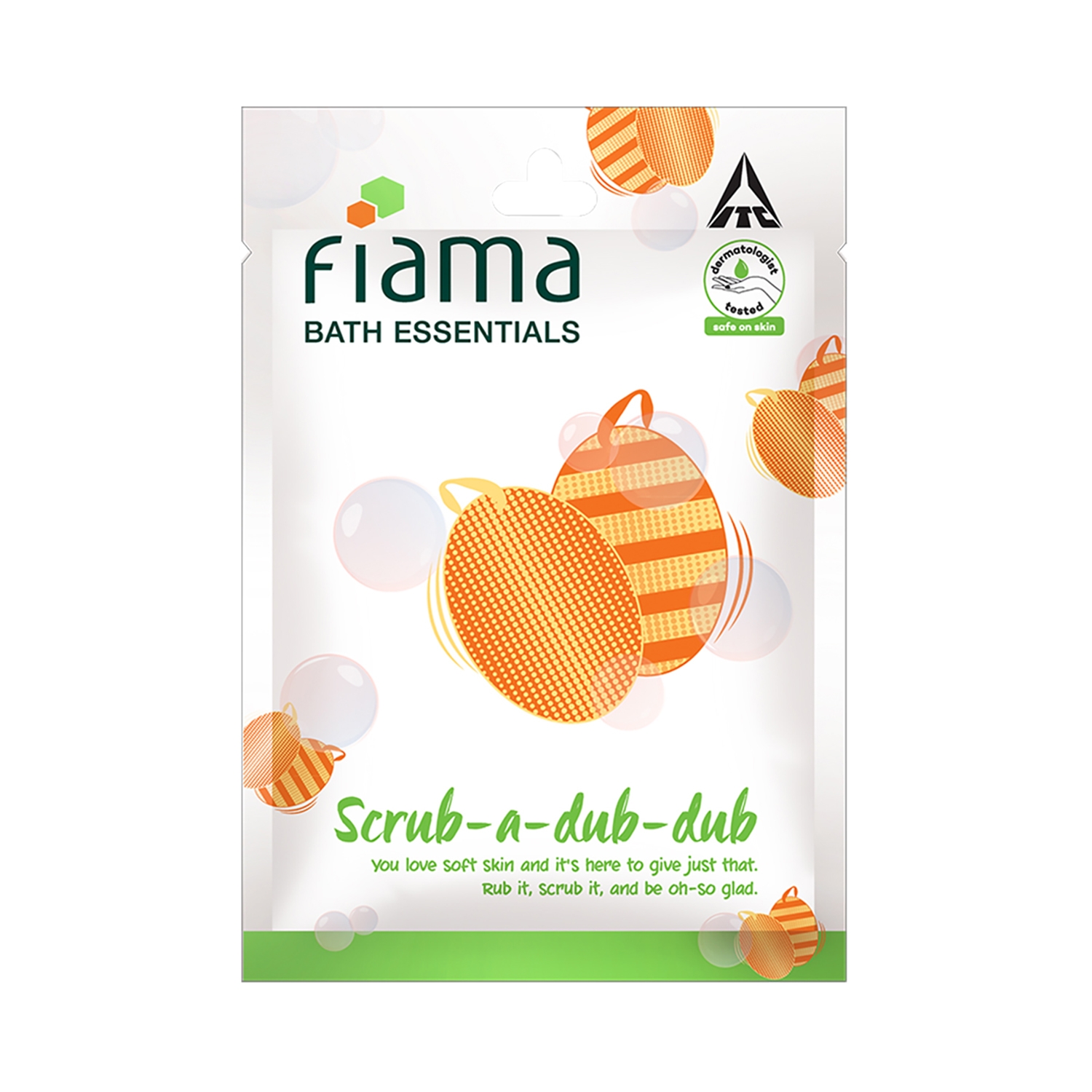 Fiama | Fiama Bath Essential Scrub-A-Dub-Dub - Brown
