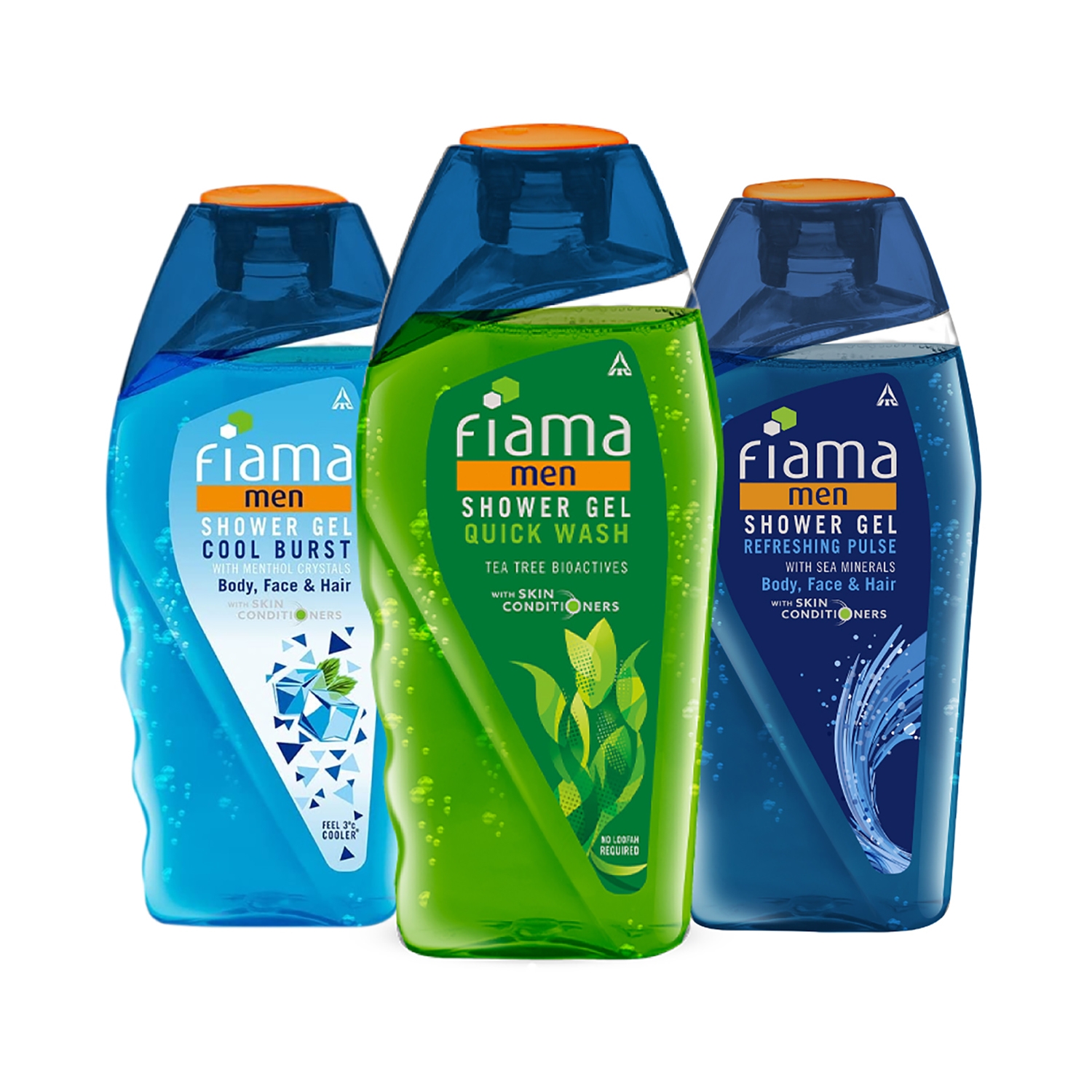 Fiama Men's Shower Gel Celebration Pack (3pcs)