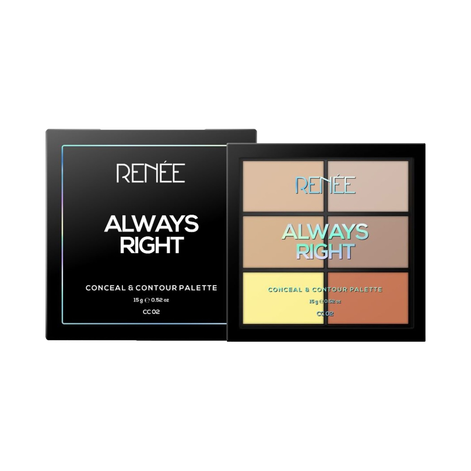 RENEE Always Right Conceal & Contour Palette - CC02 (15g)