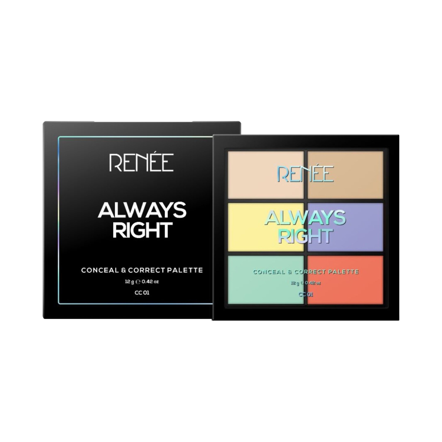 RENEE Always Right Conceal & Correct Palette - CC01 (12g)
