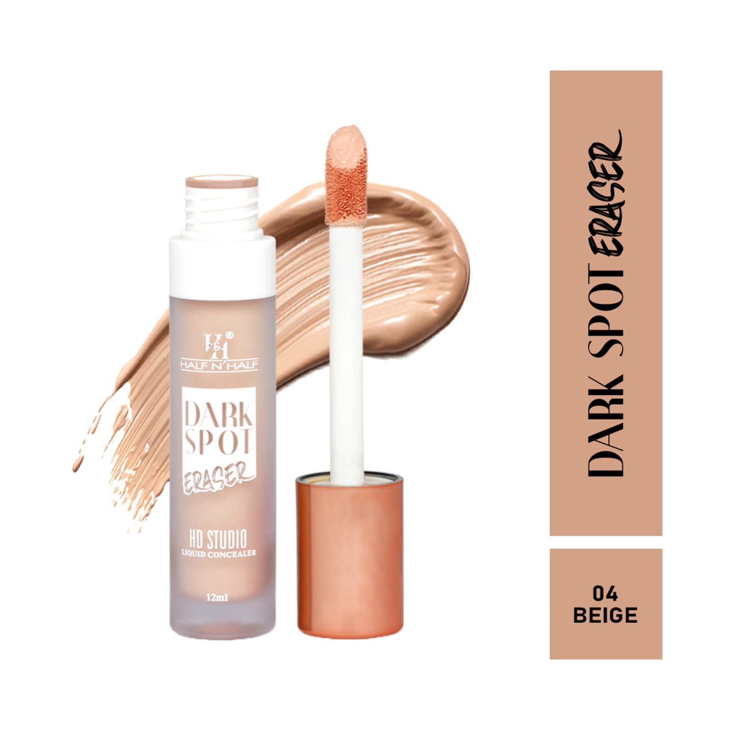 Half N Half | Half N Half Dark Spot Eraser HD Liquid Concealer - 04 Beige (12ml)