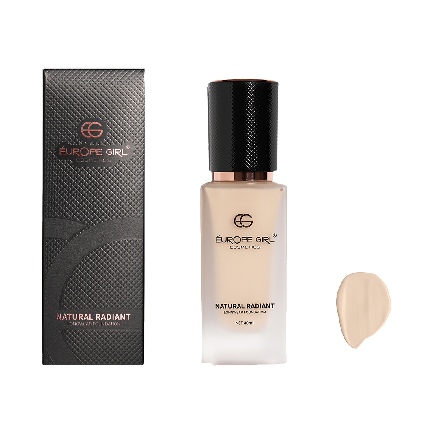 Europe Girl | Europe Girl Natural Radiant Foundation - L1 Ivory Fair (40ml)