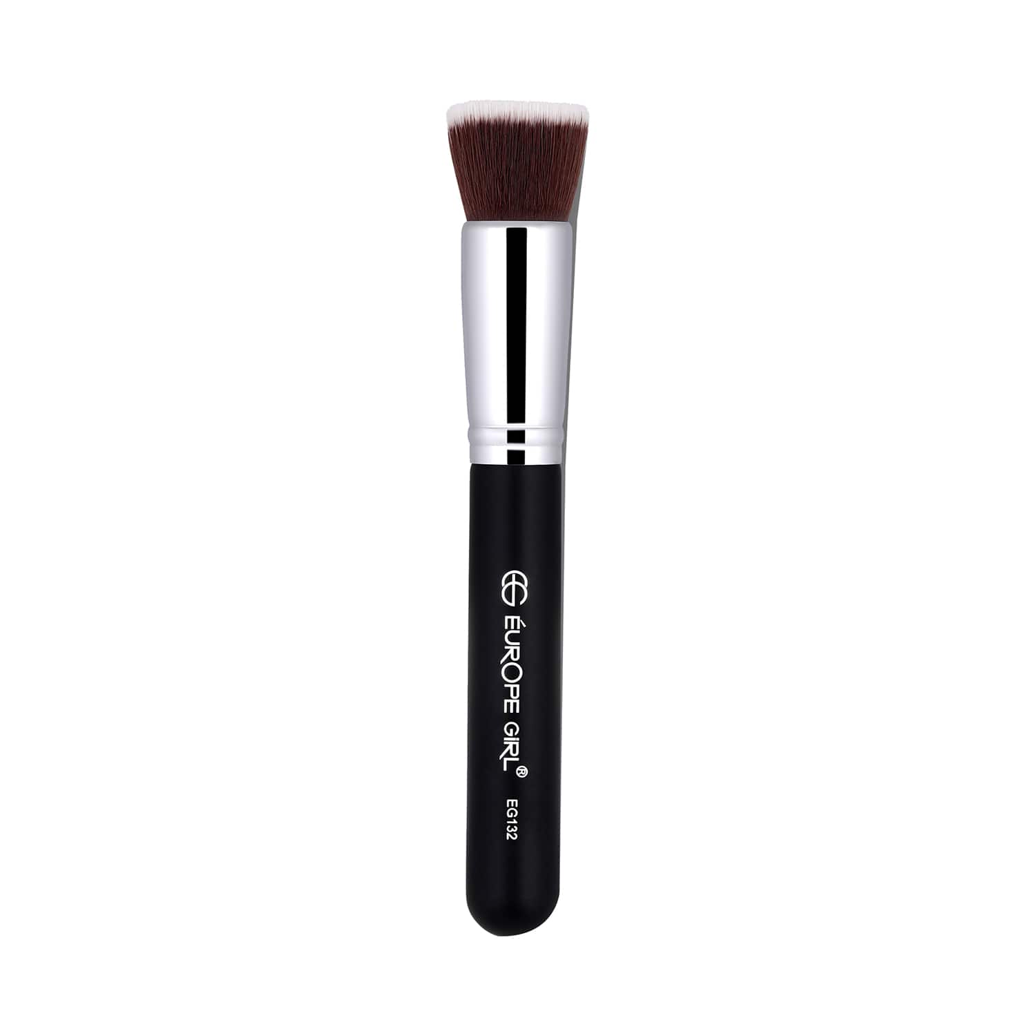 Europe Girl | Europe Girl 132 Foundation Brush - Black & Silver