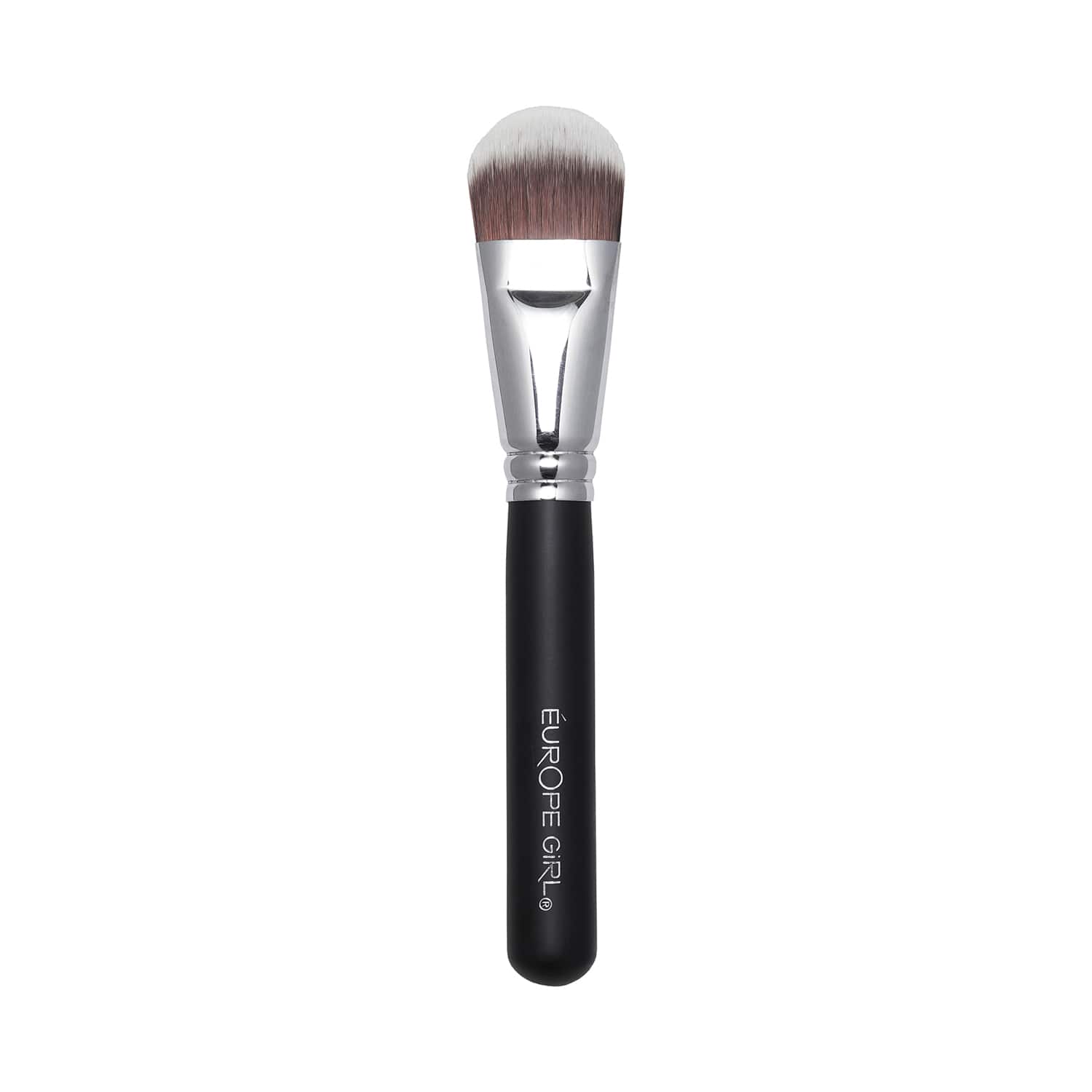 Europe Girl | Europe Girl 64 Foundation Brush - Black & Silver