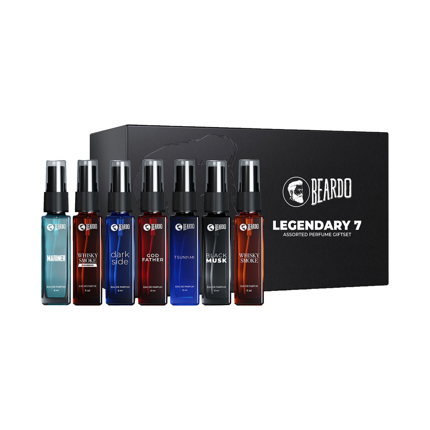 Beardo | Beardo Legendary 7 Assorted Perfume Gift Set (7pcs)