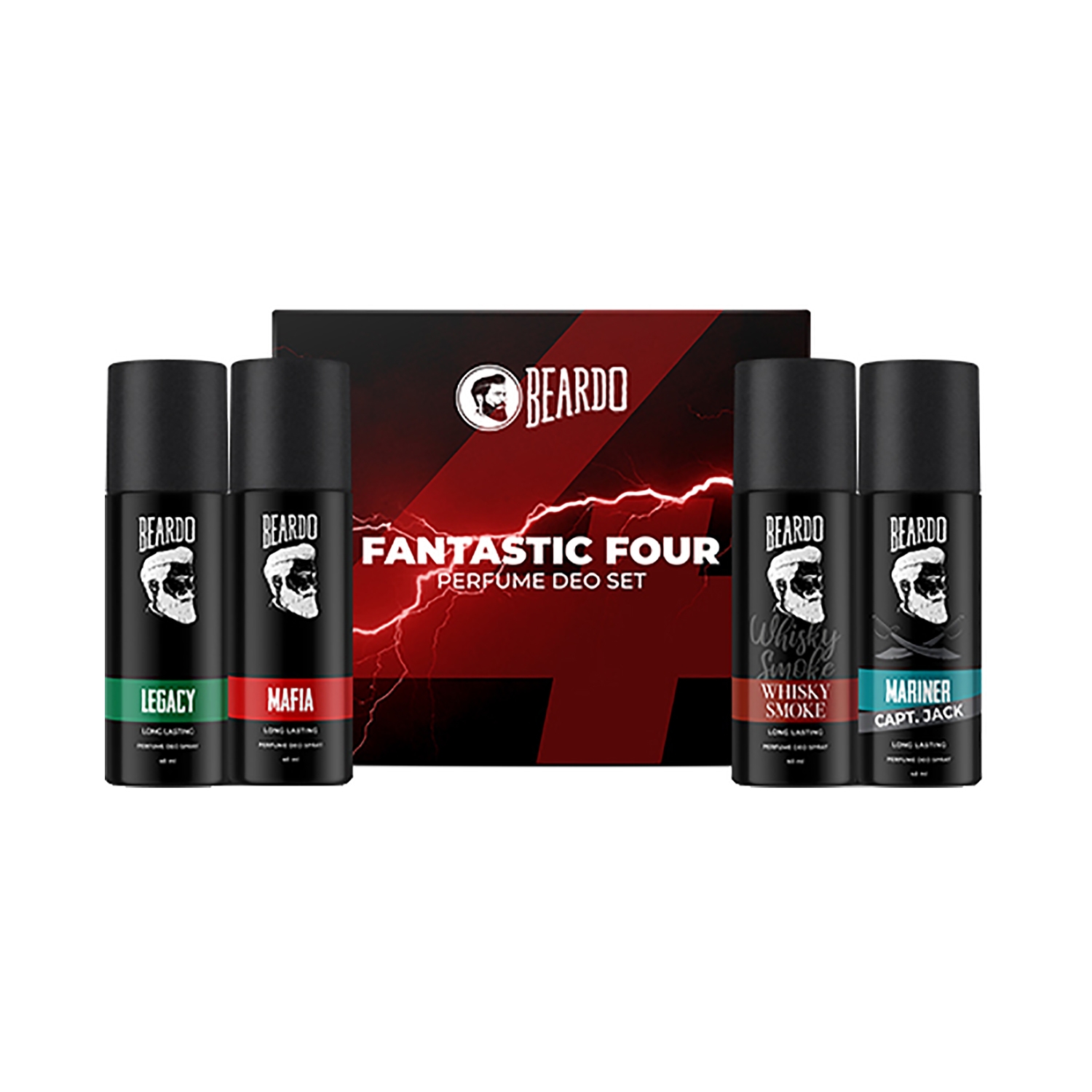 Beardo | Beardo Fantastic Four Perfume Deodorant Set (4pcs)