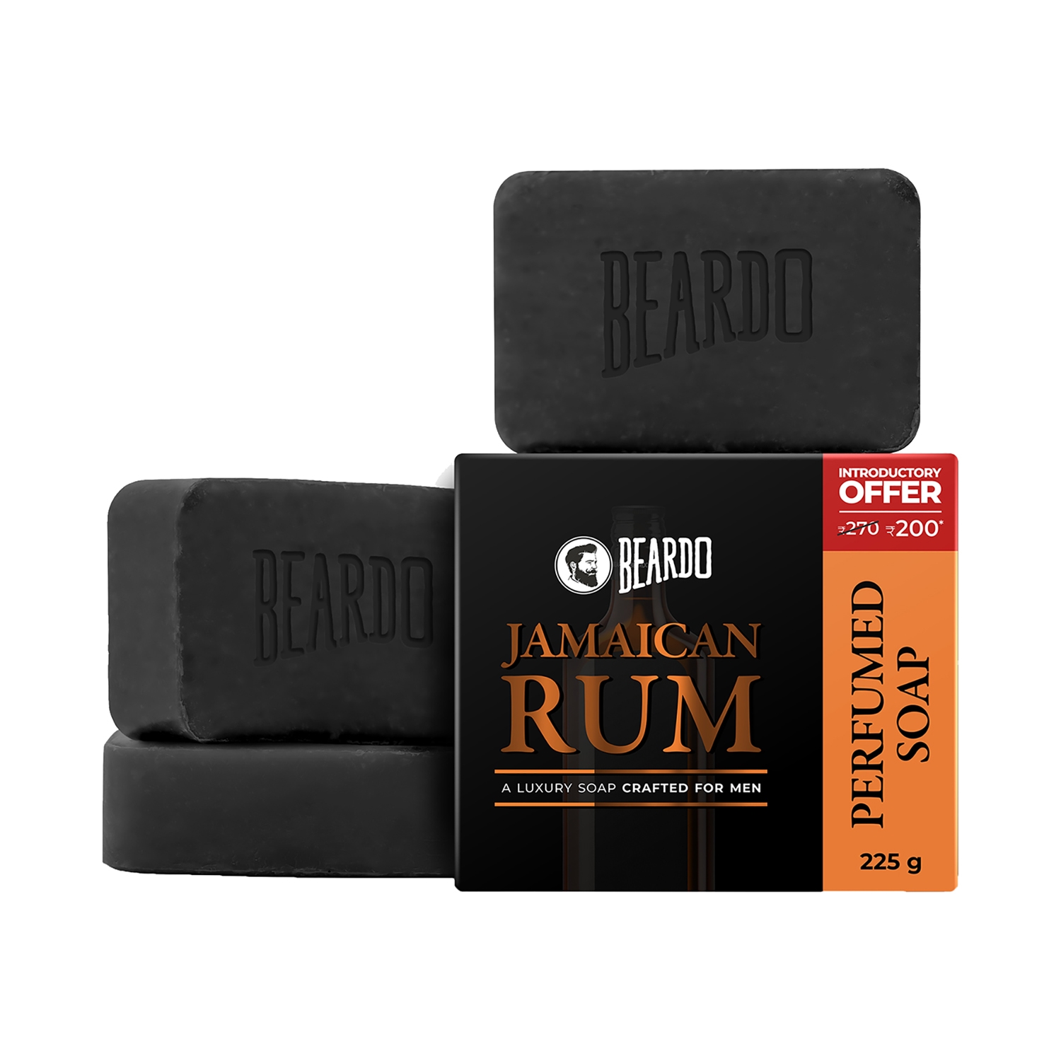 Beardo | Beardo Jamaican Rum Soap For Men (3pcs)