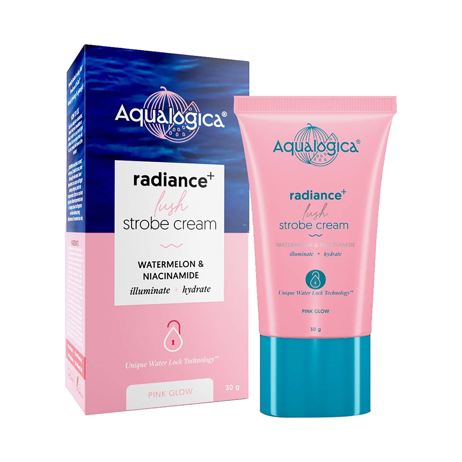 Aqualogica | Aqualogica Radiance+ Lush Strobe Cream with Watermelon & Niacinamide (30g)