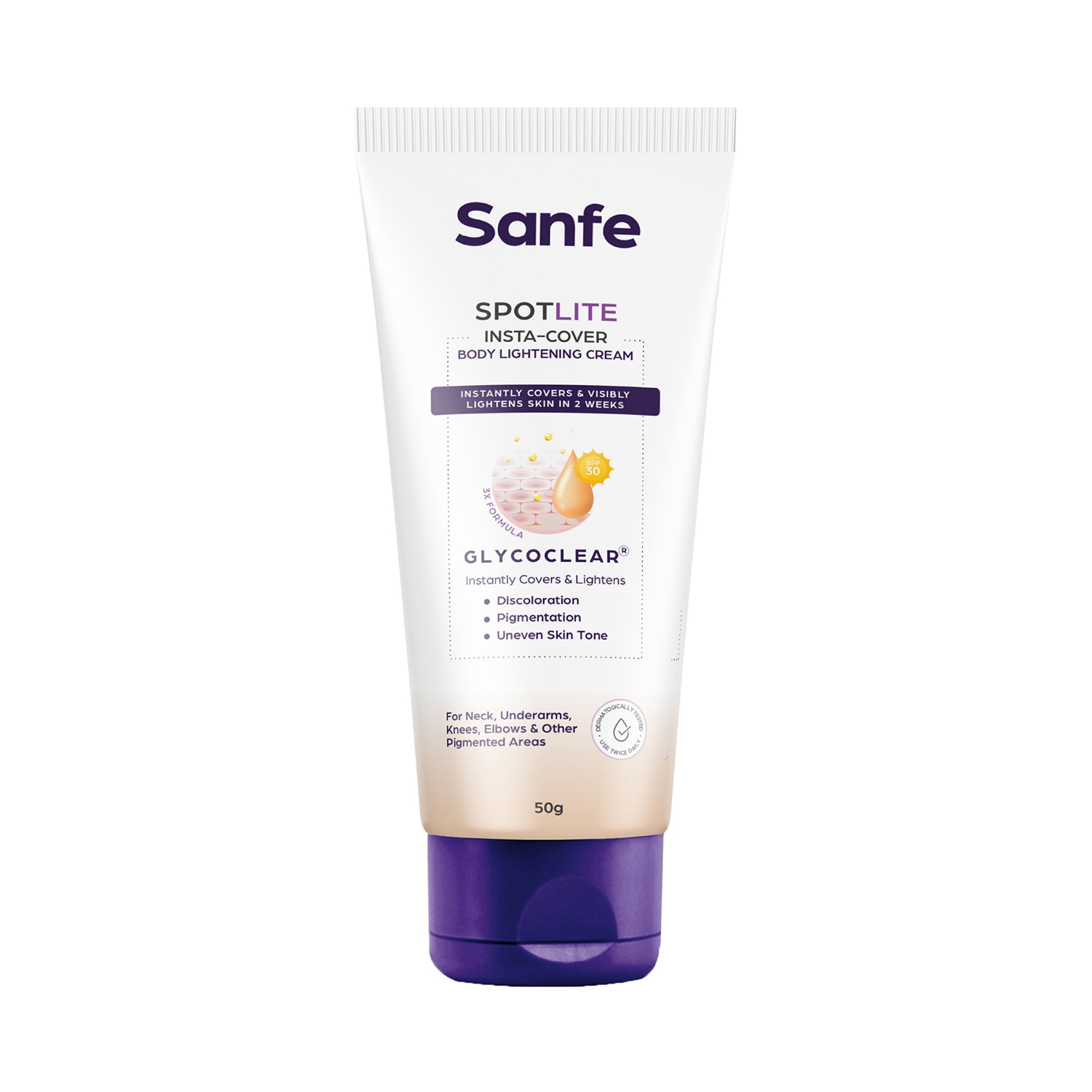 Sanfe | Sanfe Spotlite Insta-Cover Body Lightening Cream (50g)