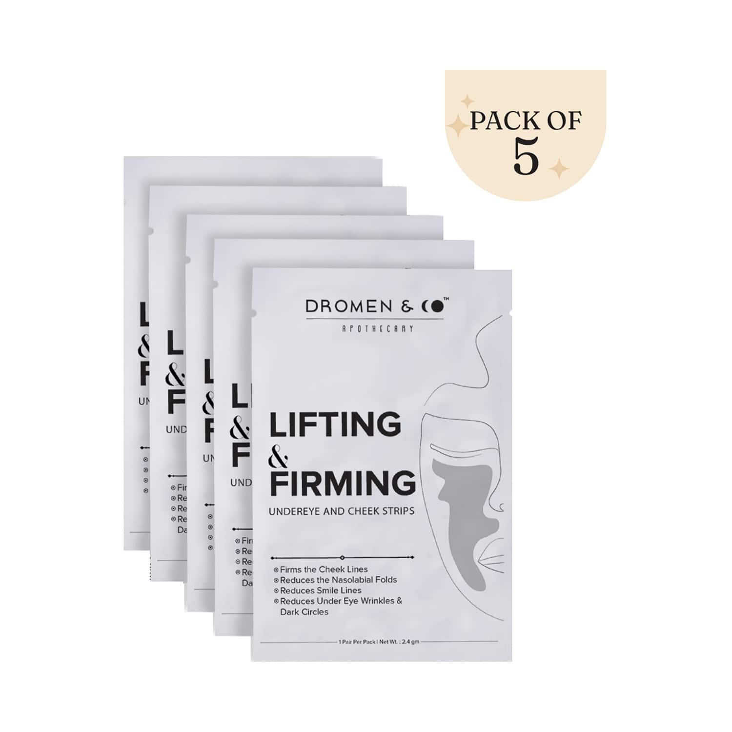 DROMEN & CO | DROMEN & CO Lifting & Firming Undereye and Cheek Strips (5Pcs)