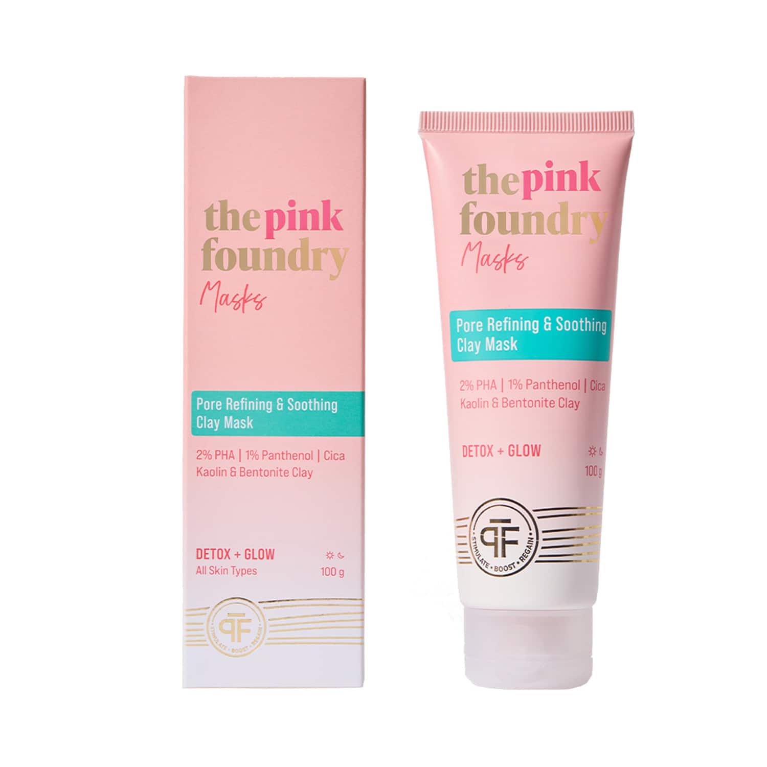 The Pink Foundry | The Pink Foundry Pore Refining & Soothing Clay Mask (100g)