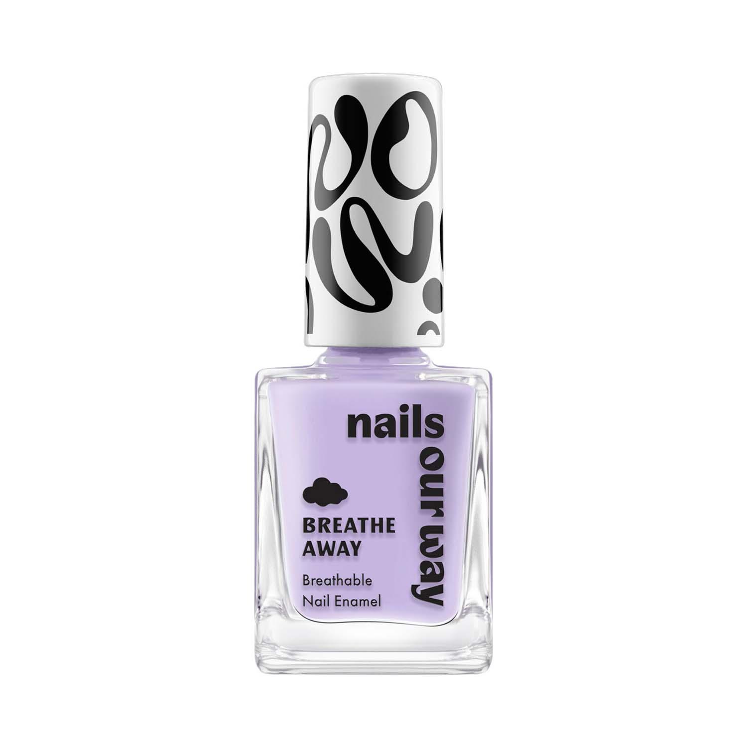 Nails Our Way Breathe Away Nail Enamel - Wisteria (10 ml)