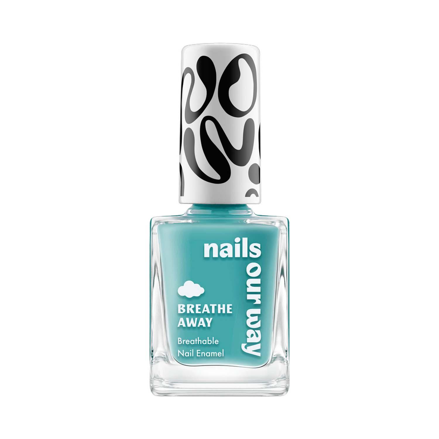 Nails Our Way Breathe Away Nail Enamel - Ocean (10 ml)