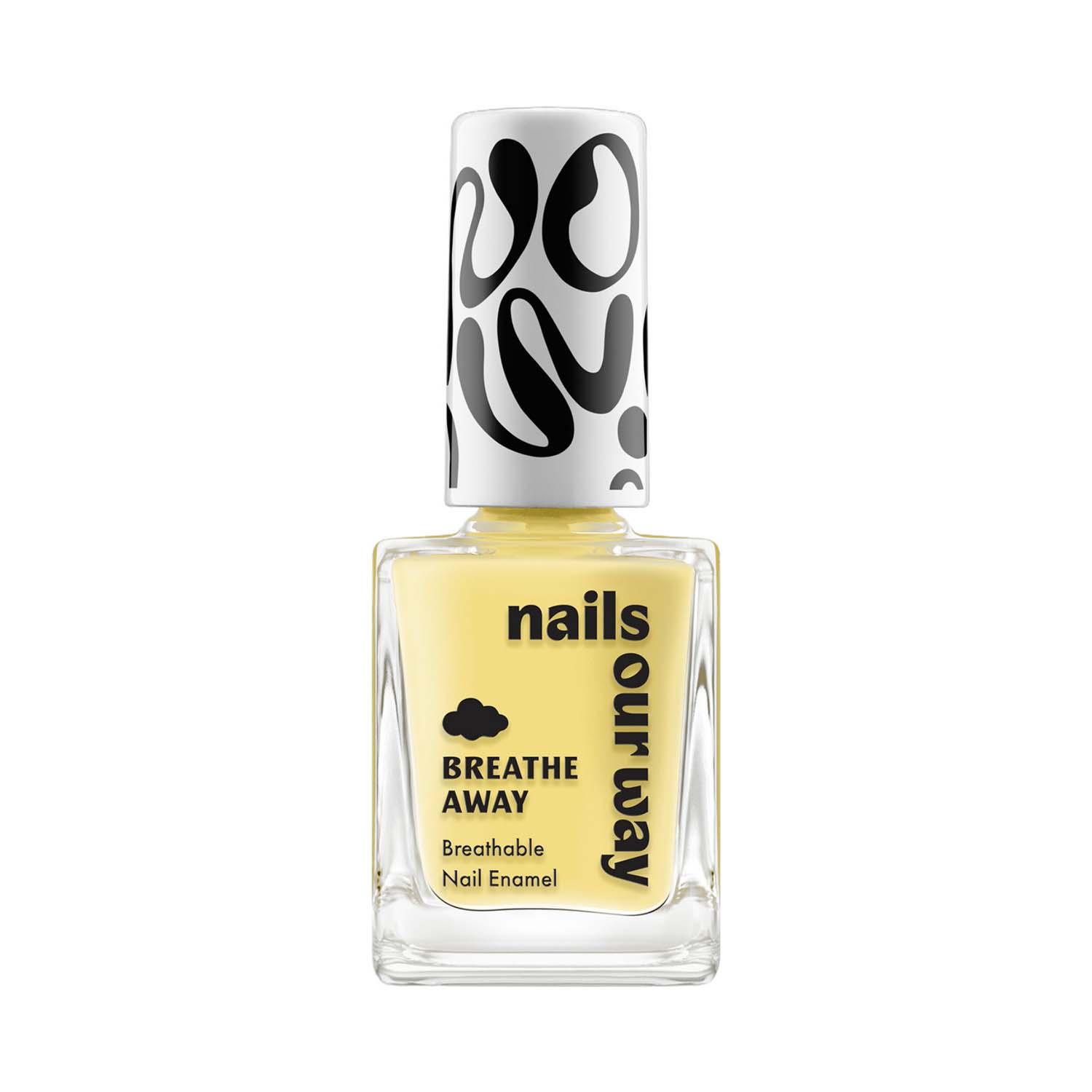 Nails Our Way Breathe Away Nail Enamel - Daffodil (10 ml)