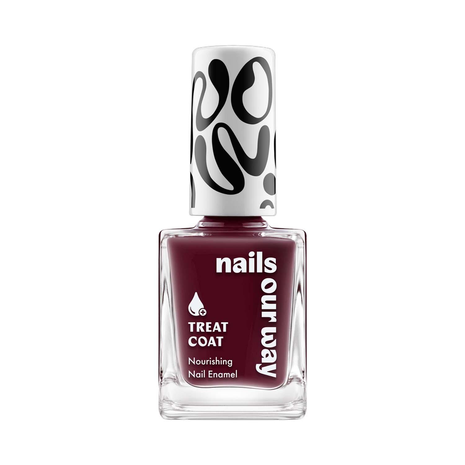 Nails Our Way | Nails Our Way Treat Coat Nail Enamel - Relentless Rebel (10 ml)