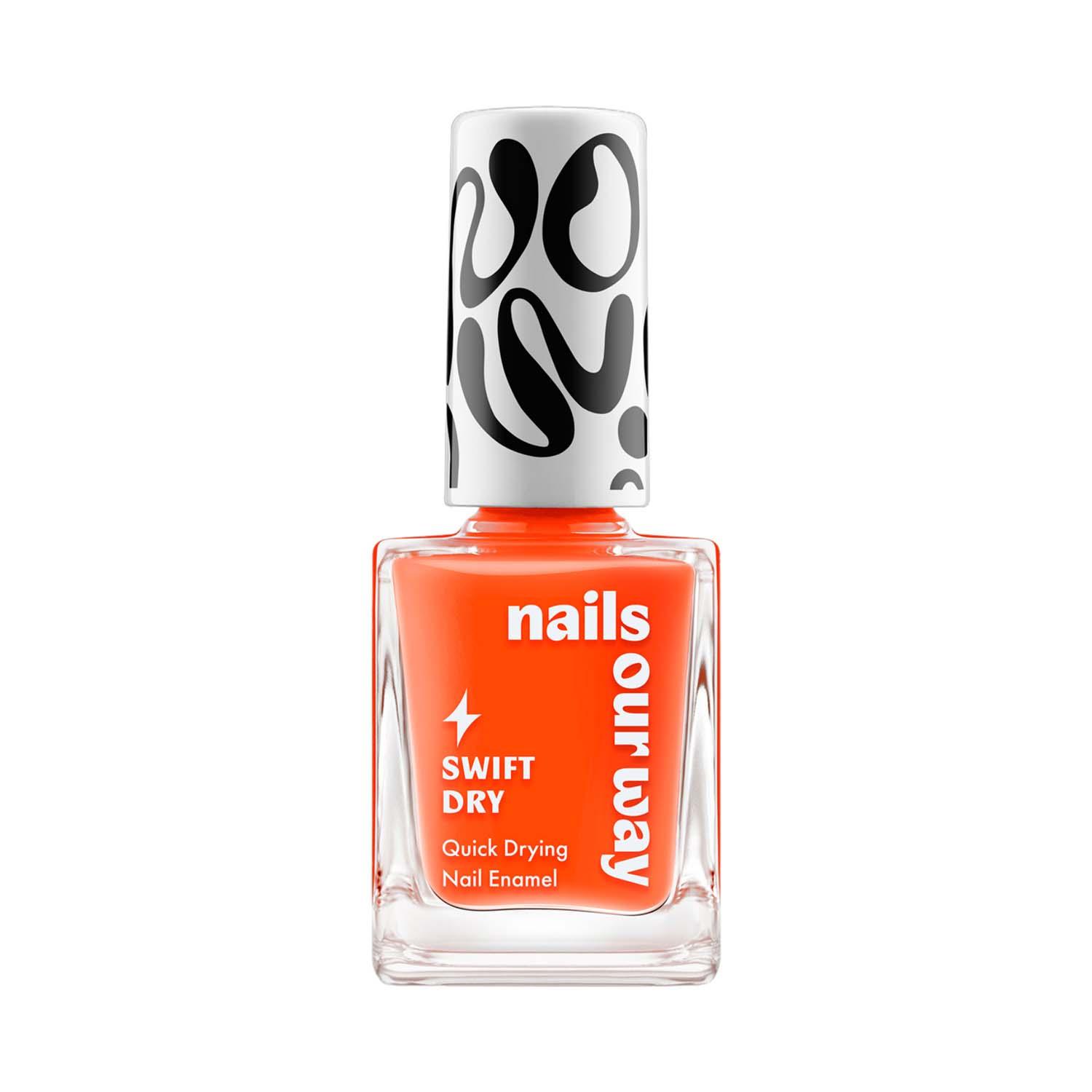 Nails Our Way | Nails Our Way Swift Dry Nail Enamel - Tangy Tangerine (10 ml)