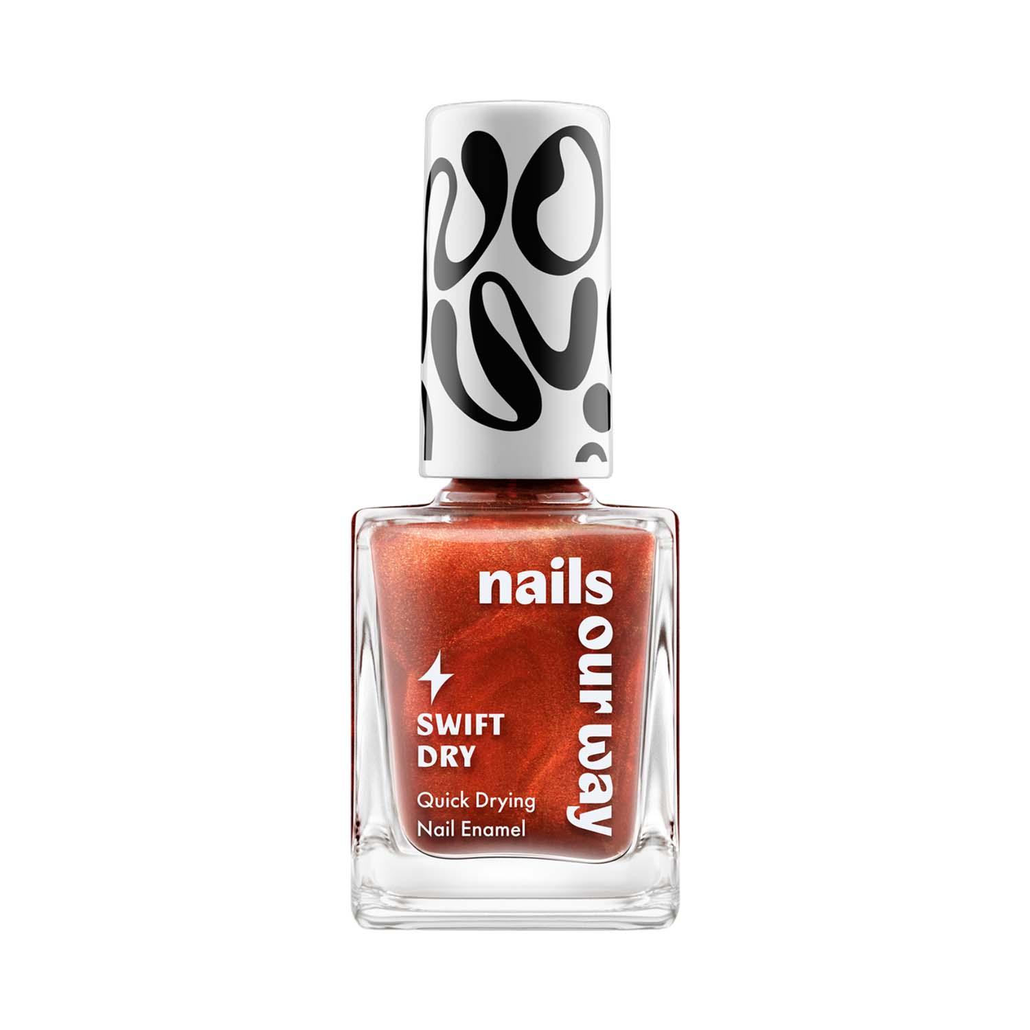 Nails Our Way | Nails Our Way Swift Dry Nail Enamel - Maroon Mischief (10 ml)