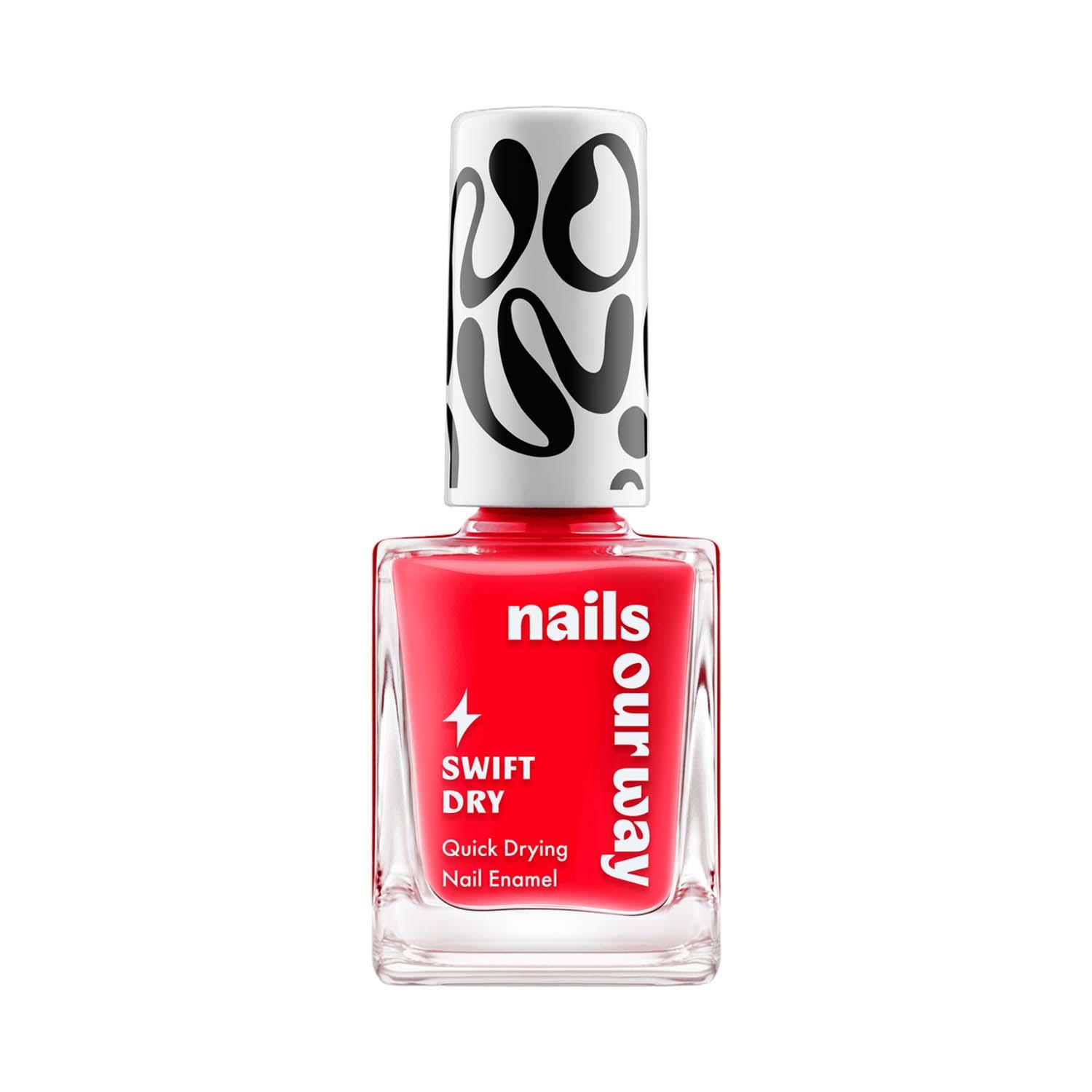 Nails Our Way | Nails Our Way Swift Dry Nail Enamel - Classic Crimson (10 ml)